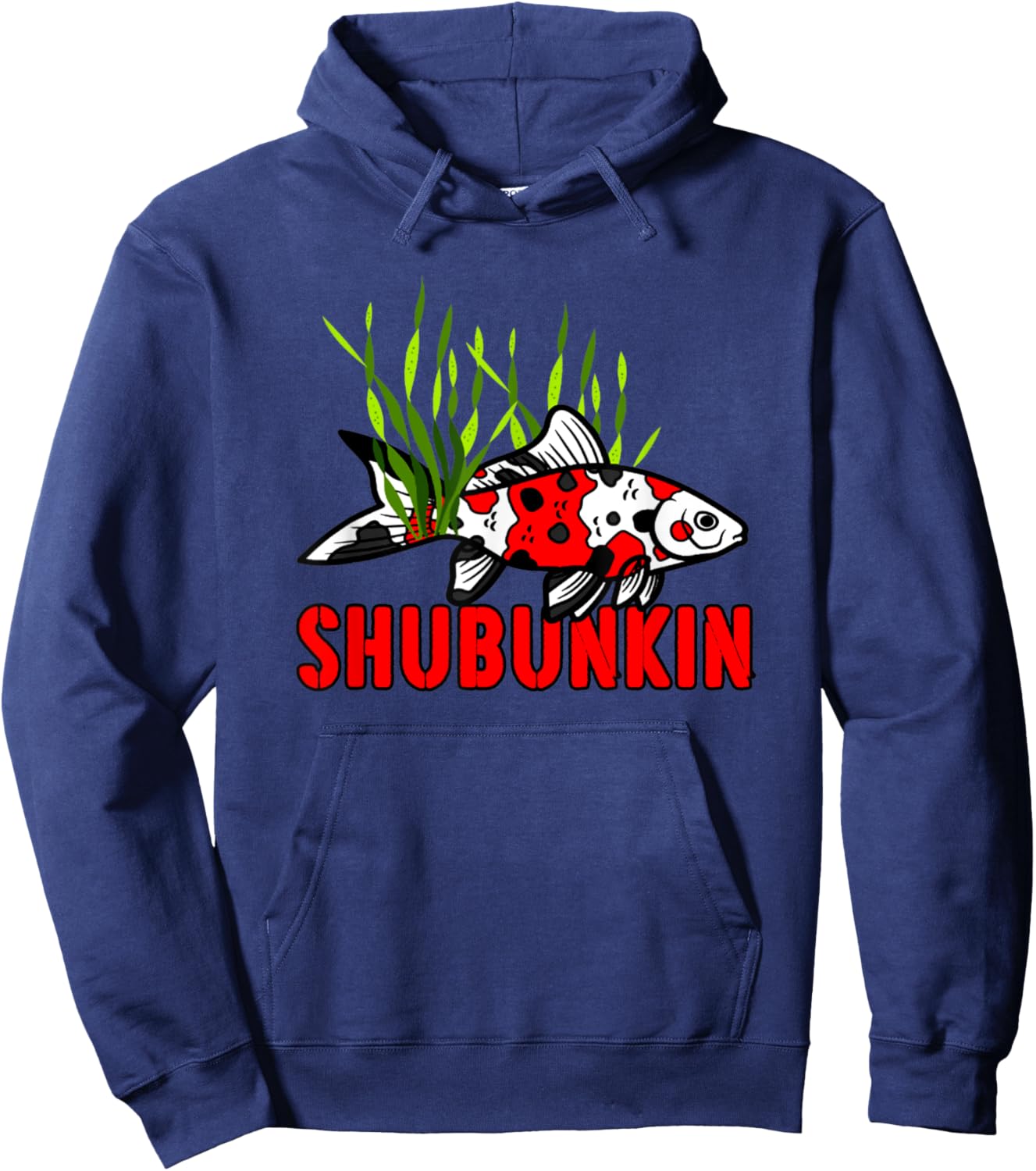 Shubunkin Goldfish Lovers Pond Fish Tank Art Design Hoodie - Hoodie | Navy
