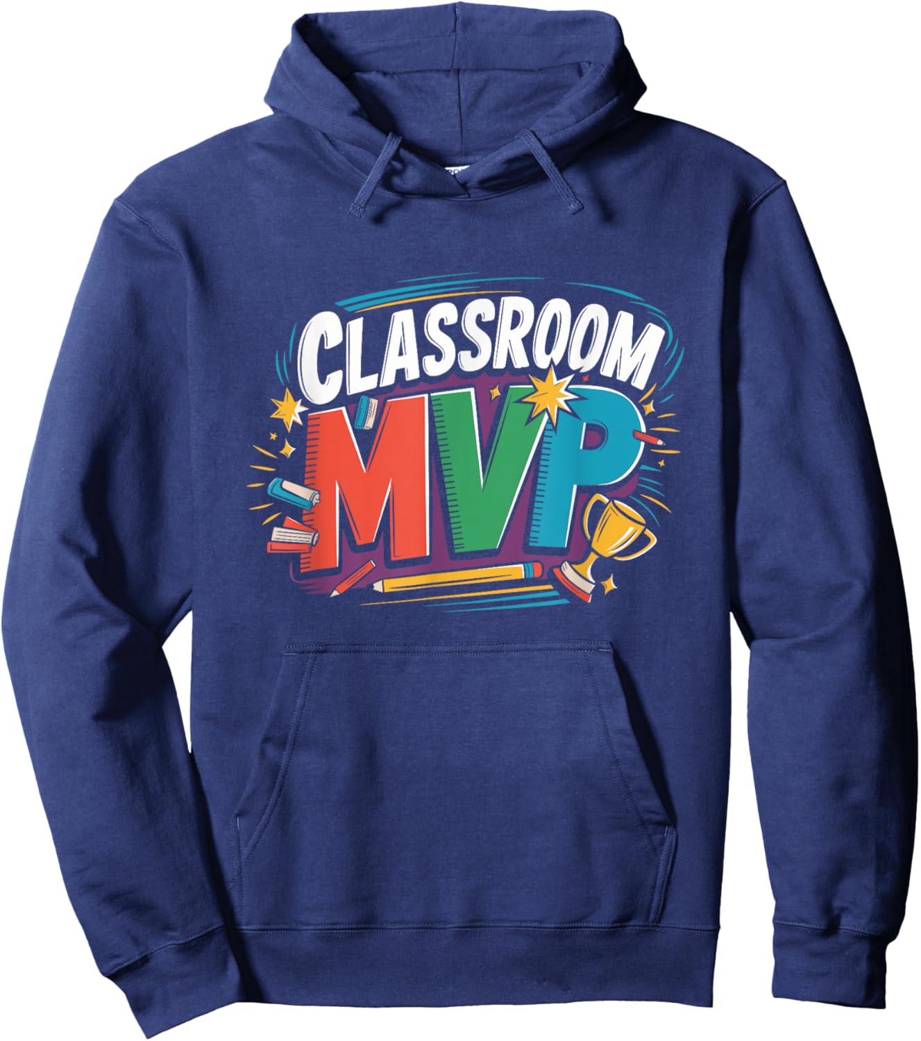 Classroom MVP Back To School Students Teacher Professor Hoodie - Hoodie | Navy
