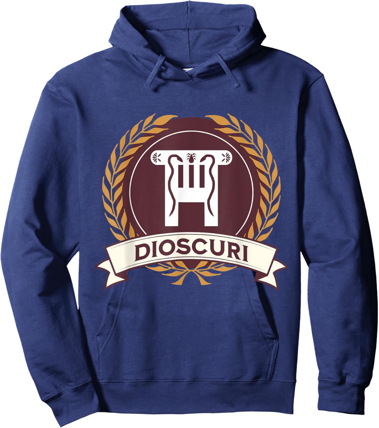 Dioscuri Castor and Pollux Dokana Symbol Greek Mythology Hoodie - Hoodie | Navy