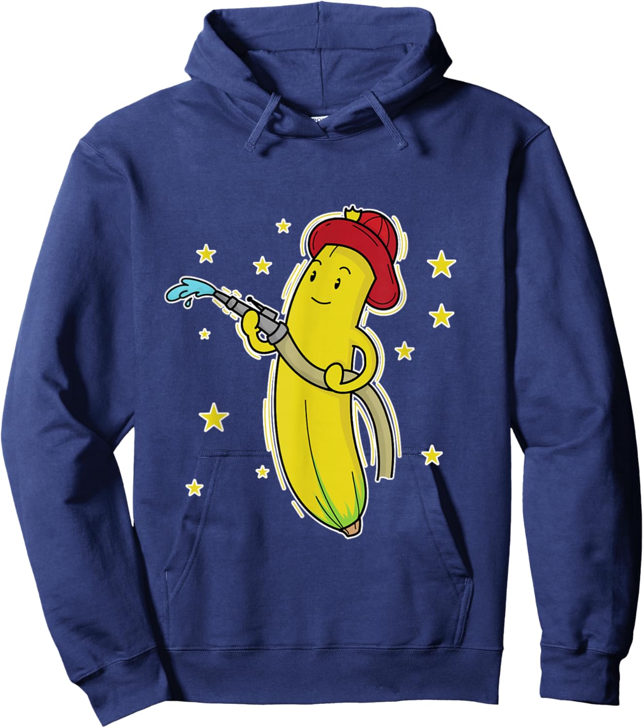 Fire Fighter Banana Hoodie - Hoodie | Navy