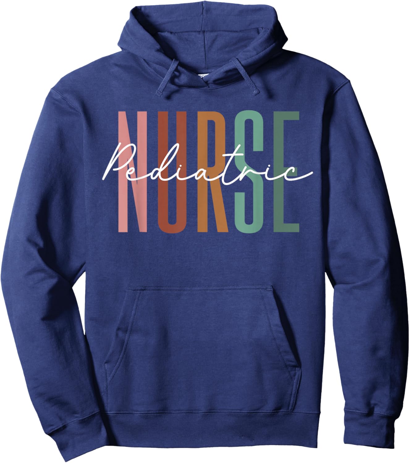 Pediatric Nurse PEDS Nursing Appreciation Pediatric Hoodie - Hoodie | Navy