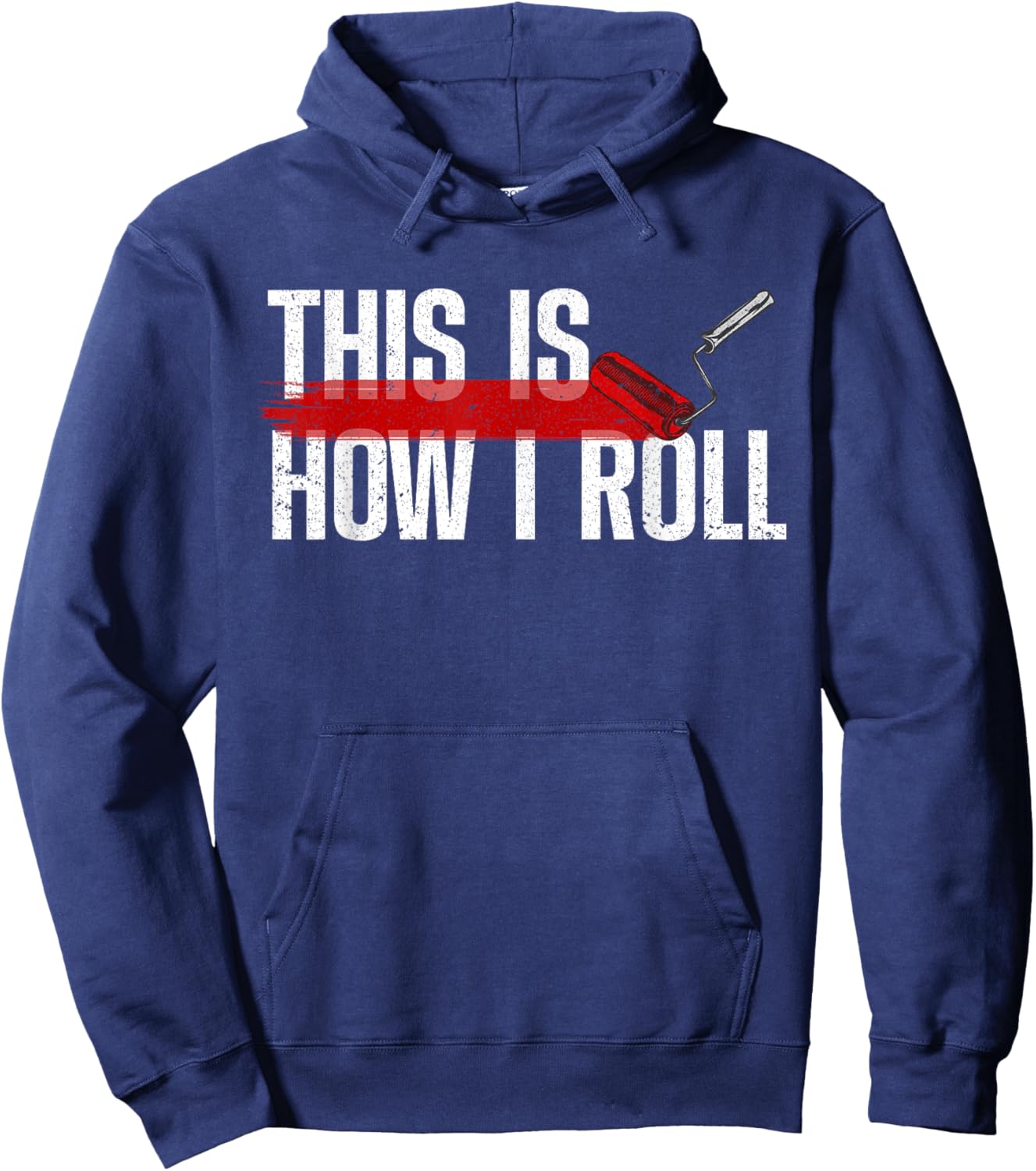 Painter Art Women Paint Roller Professional Painter Hoodie - Hoodie | Navy