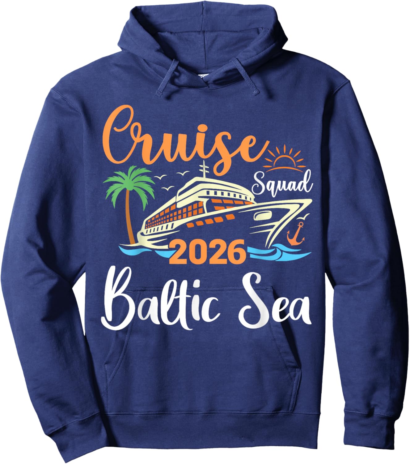 Baltic Sea Cruise Squad 2026 Family Holiday Matching Hoodie - Hoodie | Navy