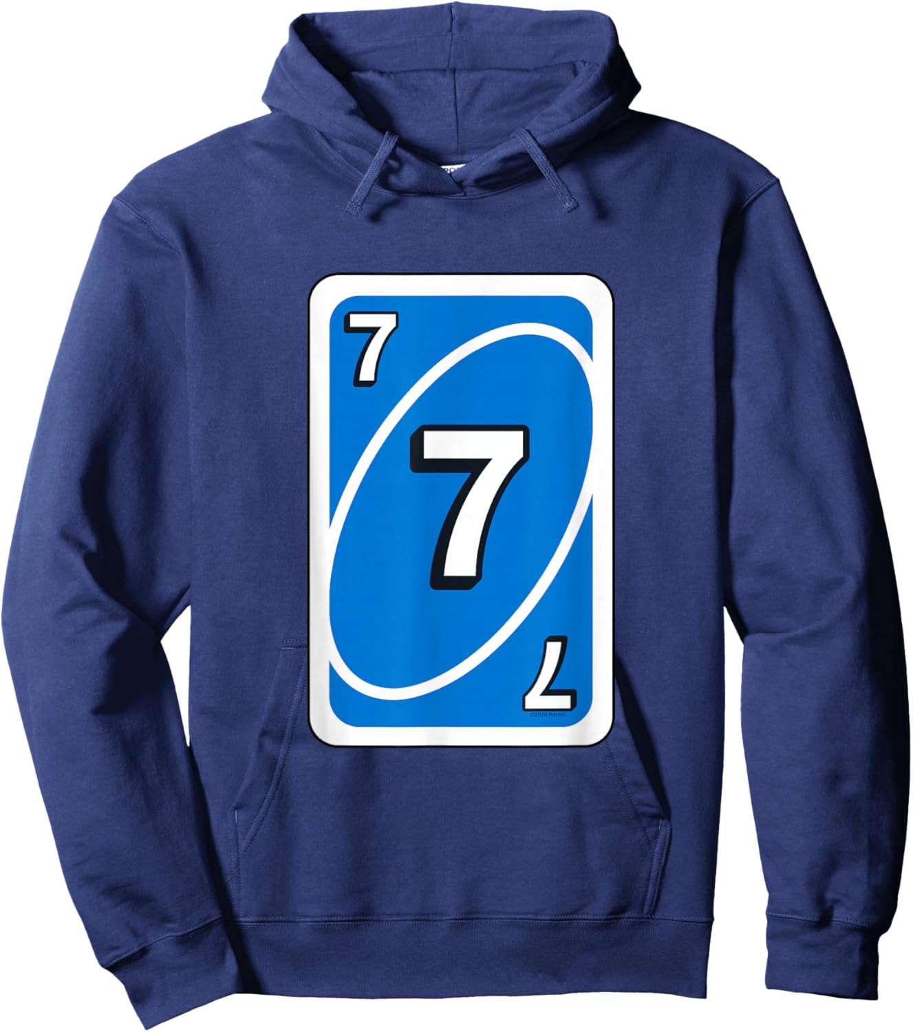 UNO Halloween Blue 7 Inch Card Hoodie - Hoodie | Navy