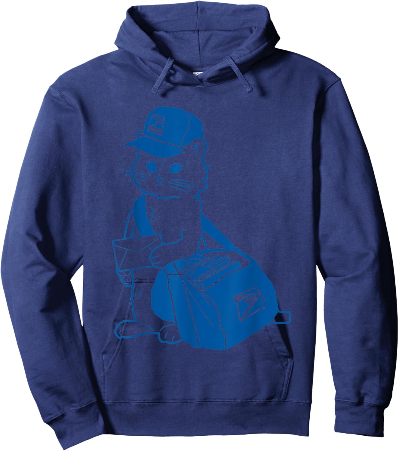 Meow Carrier Funny Women Hoodie - Hoodie | Navy