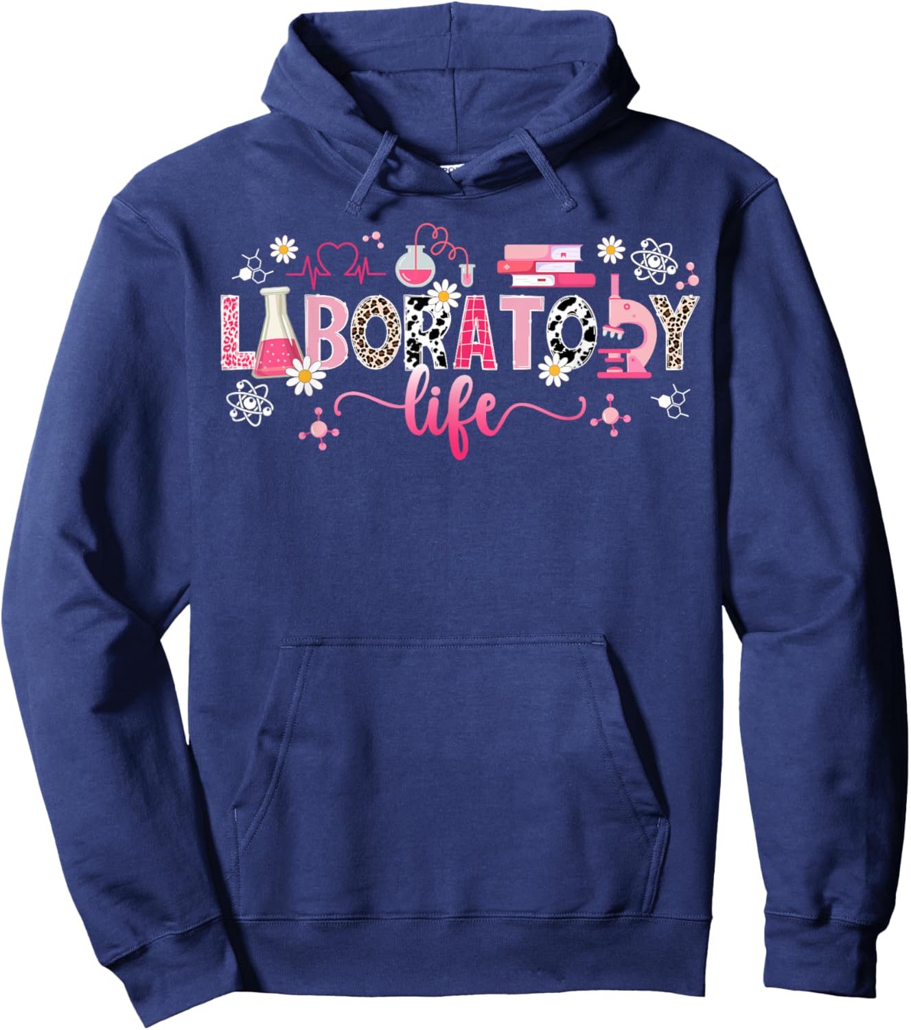 Laboratory Life Lab Technologist Laboratory Technician Hoodie - Hoodie | Navy
