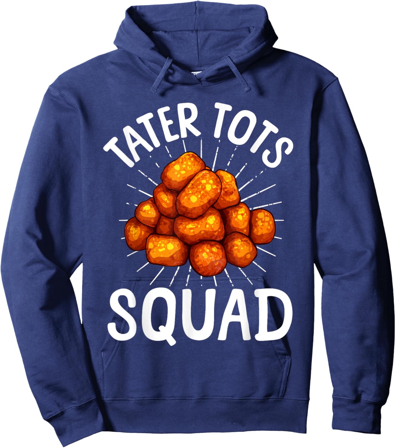 Cool Tater Tot Art Women Kids Potato Tater Tot Lover Hoodie - Hoodie | Navy