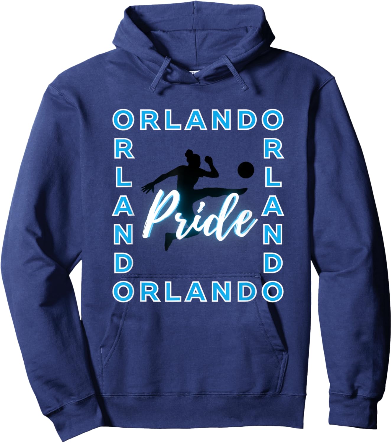 Orlando soccer fan support stadium Show your Pride Hoodie - Hoodie | Navy