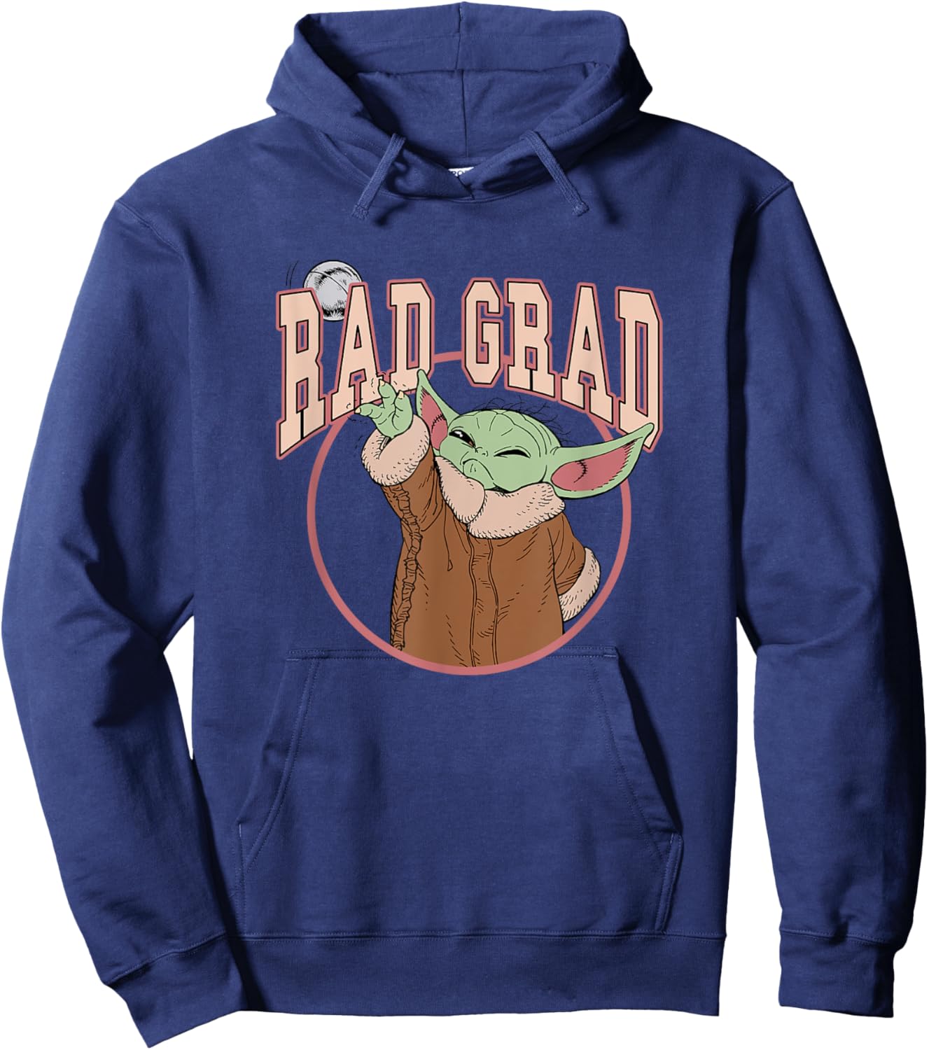 Star Wars The Mandalorian Graduation Rad Grad Grogu Hoodie - Hoodie | Navy