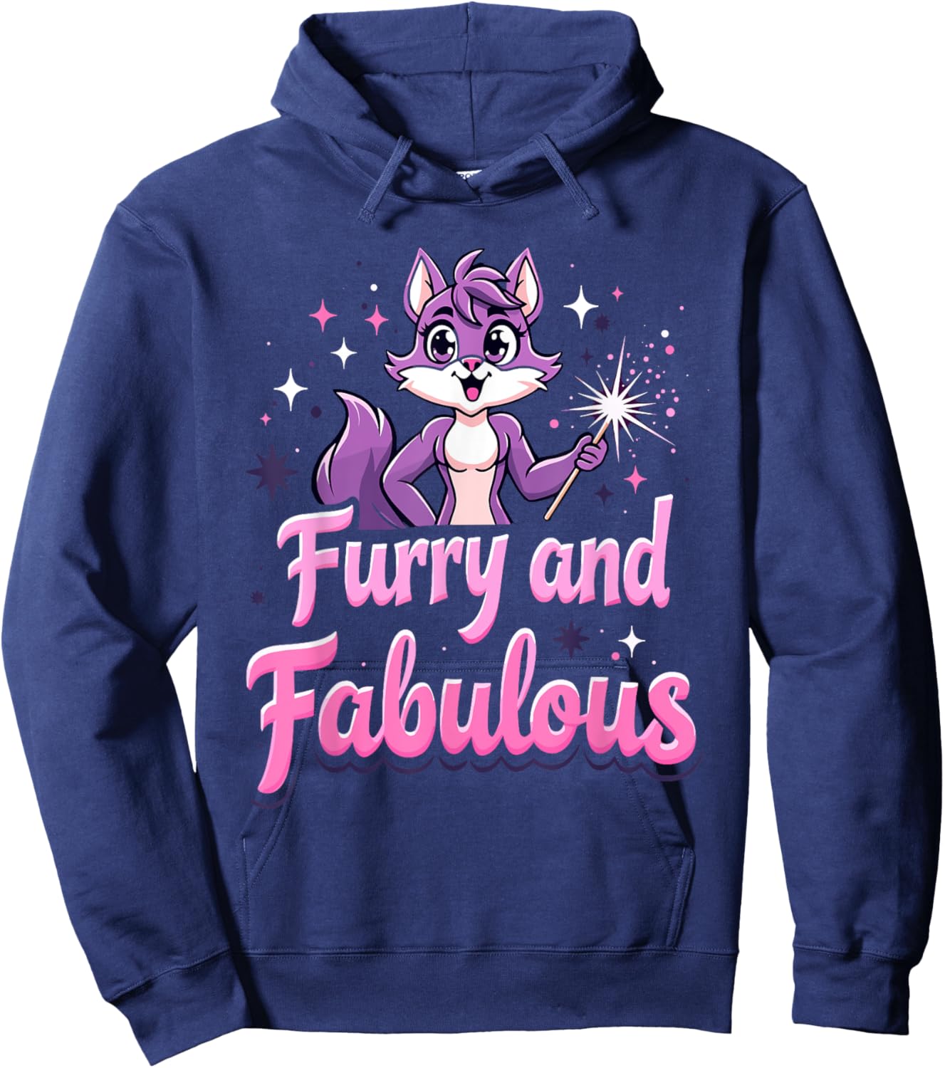 Fursuiting Furry Fandom Costume Performance Fursona Cosplay Hoodie - Hoodie | Navy