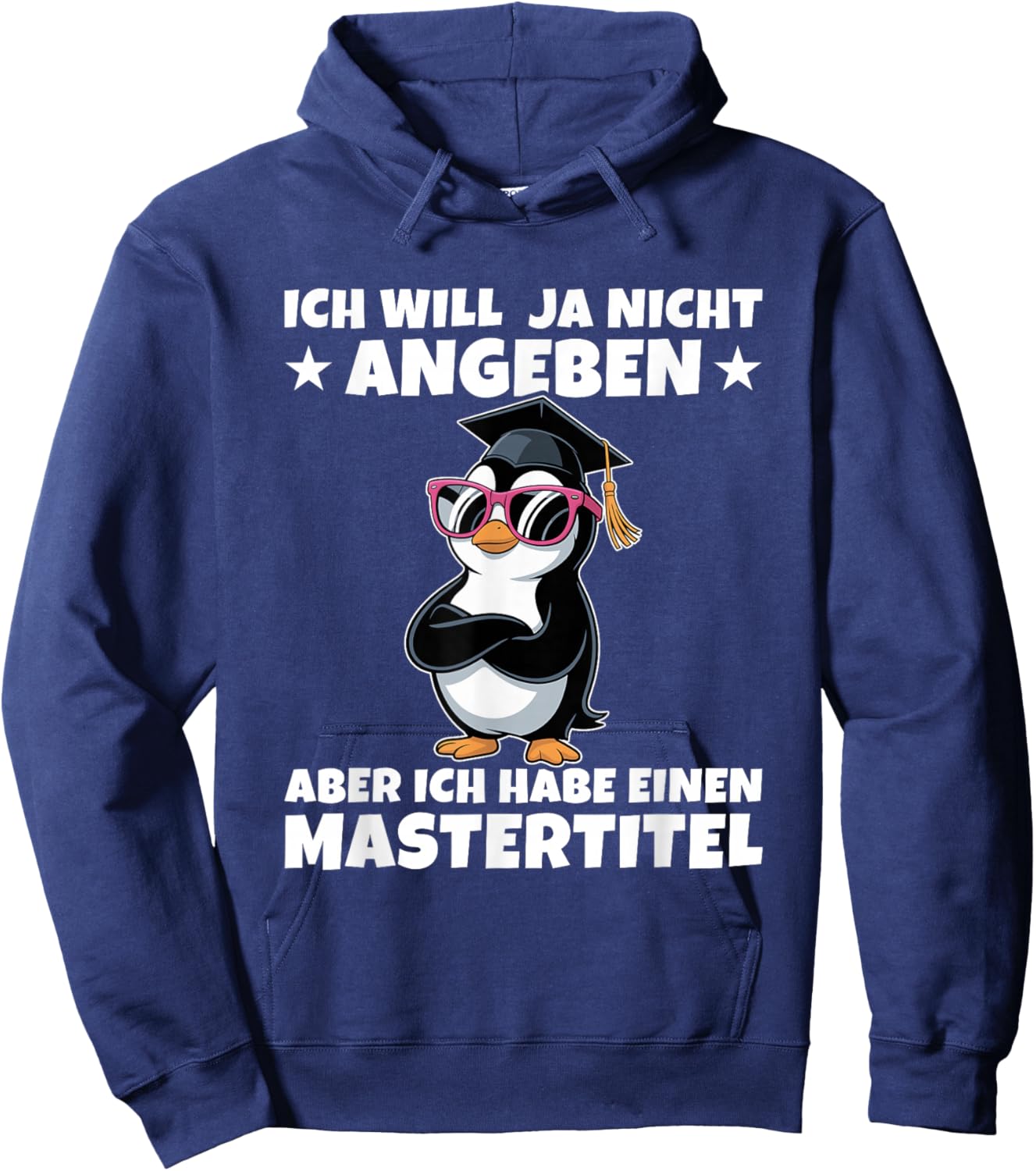 Master Abschlussprüfung Pinguin - Studium geschafft Hoodie - Hoodie | Navy