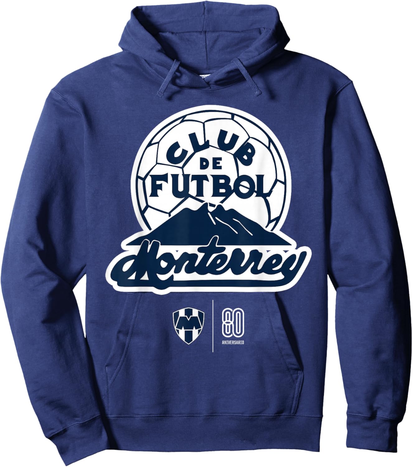 Rayados de Monterrey 80th Anniversary Hoodie - Hoodie | Navy