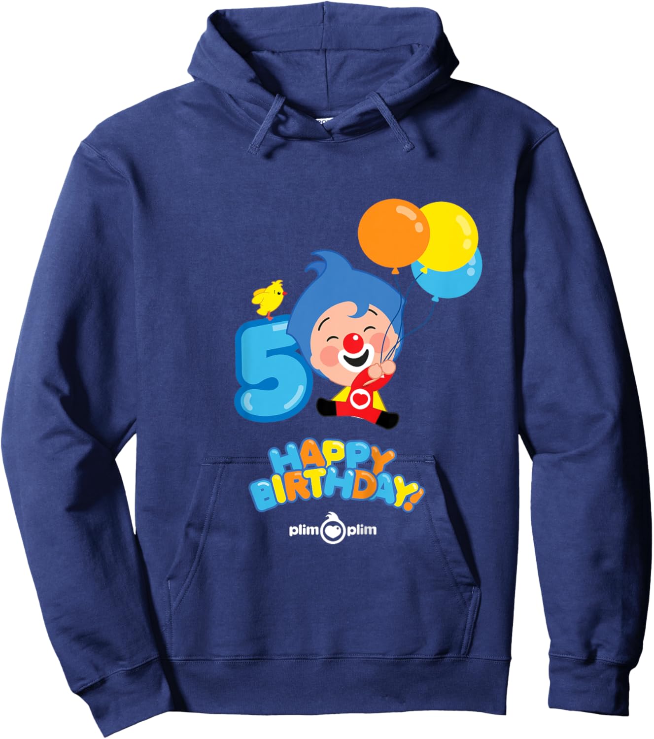Kids Plim Plim The Kindness Hero - Happy Birthday Hoodie - Hoodie | Navy
