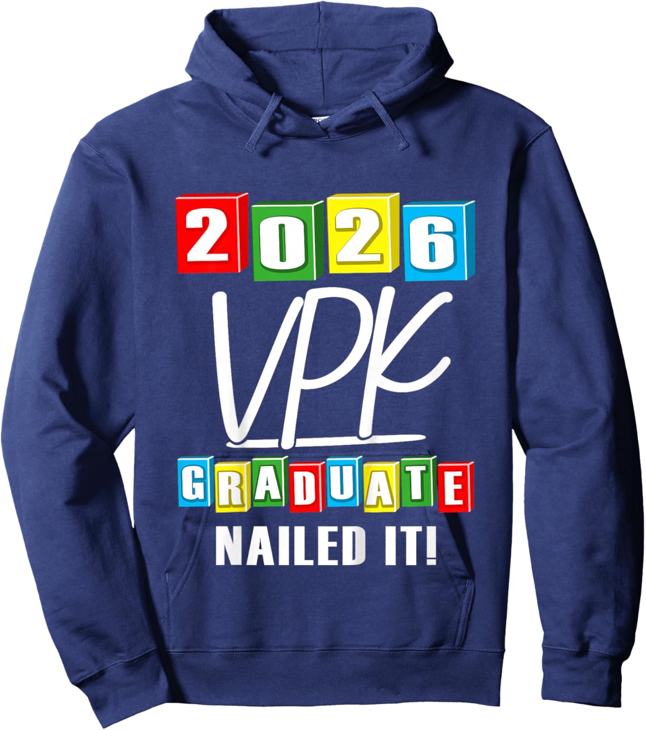 Kids VPK Graduation VPK Grad 2026 Hoodie - Hoodie | Navy