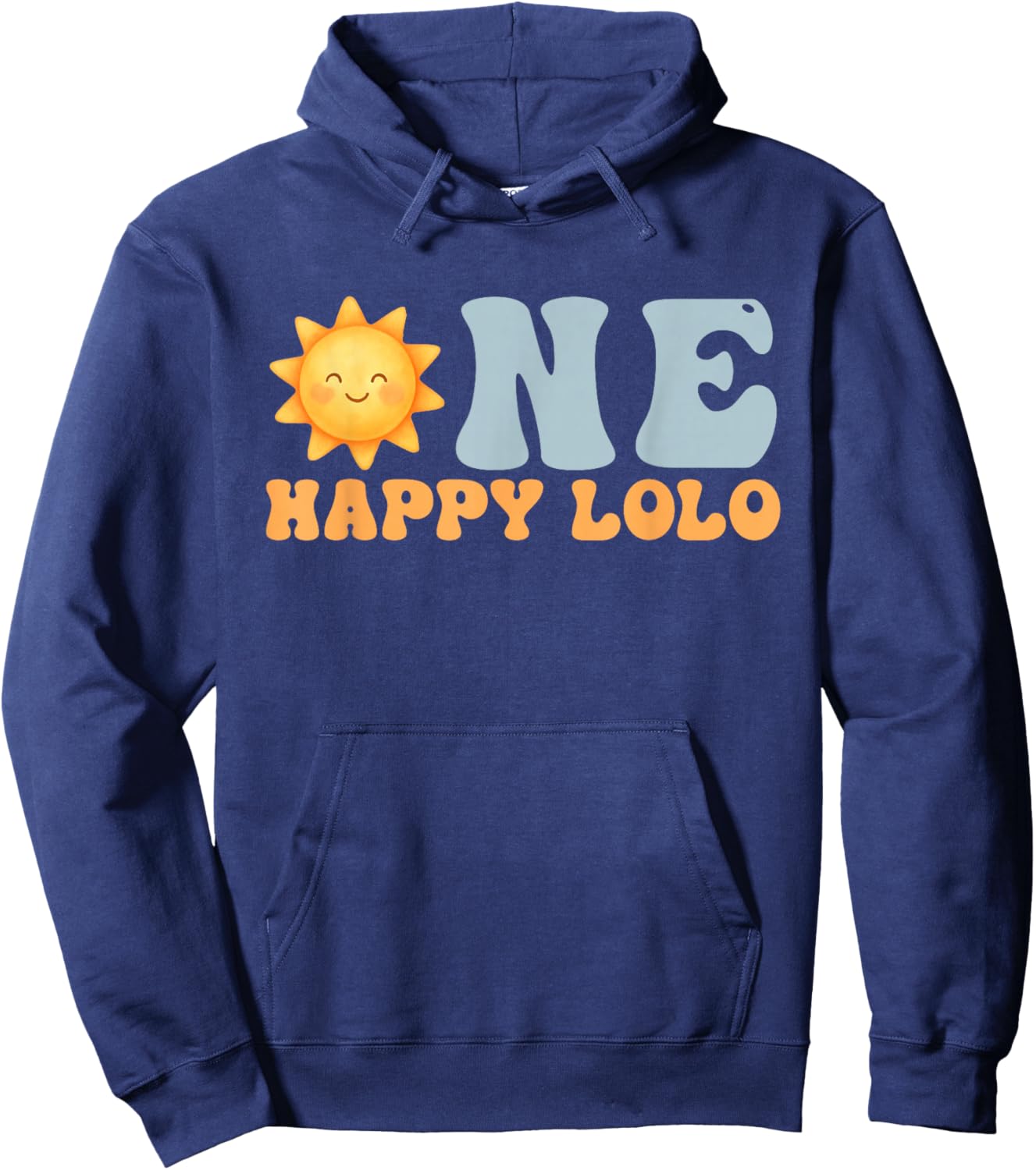 One Happy Lolo of The Bday First Trip Around The Sun Hoodie - Hoodie | Navy
