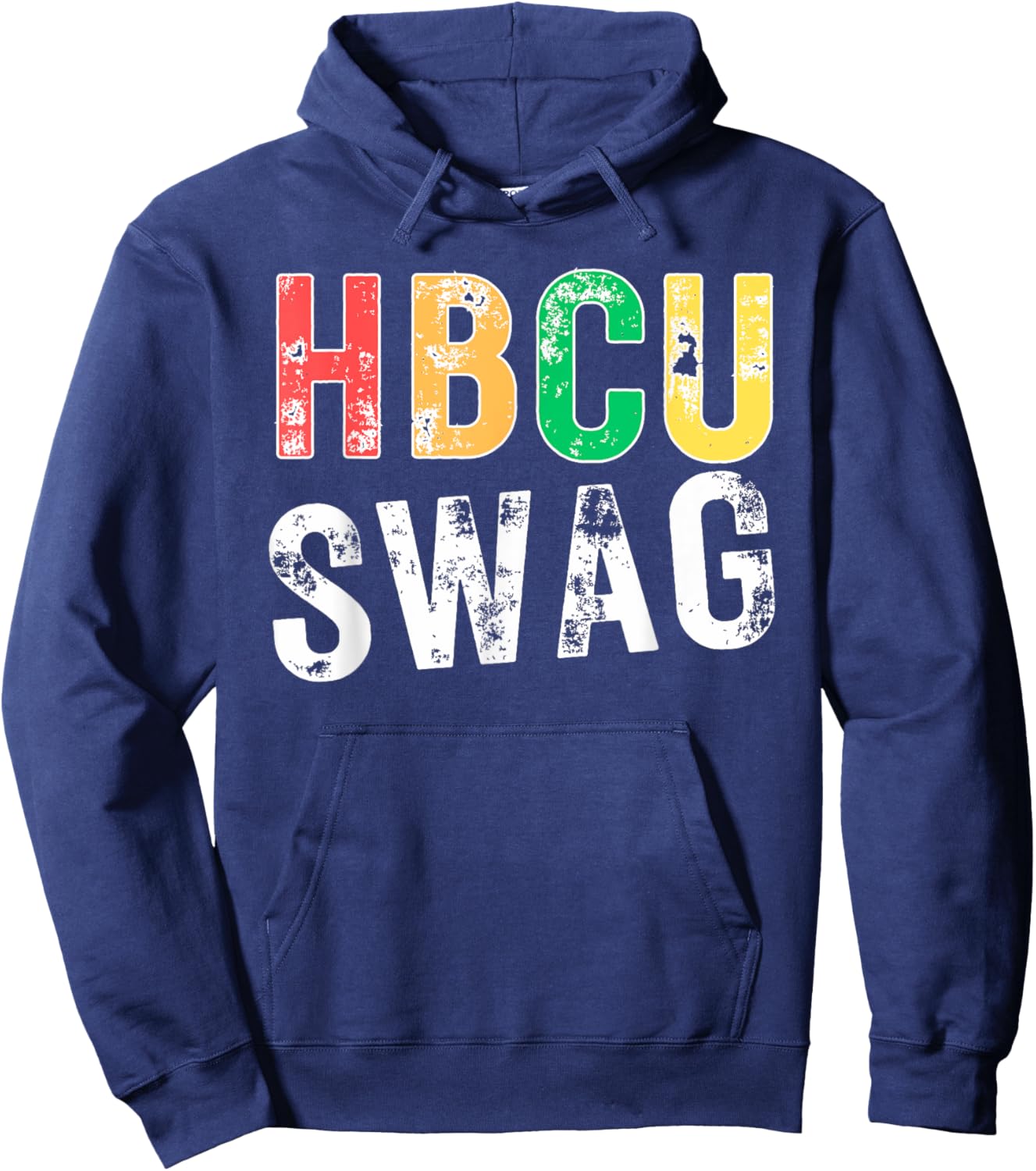 Historical Black College HBCU Swag Student Graduate Alumni Hoodie - Hoodie | Navy