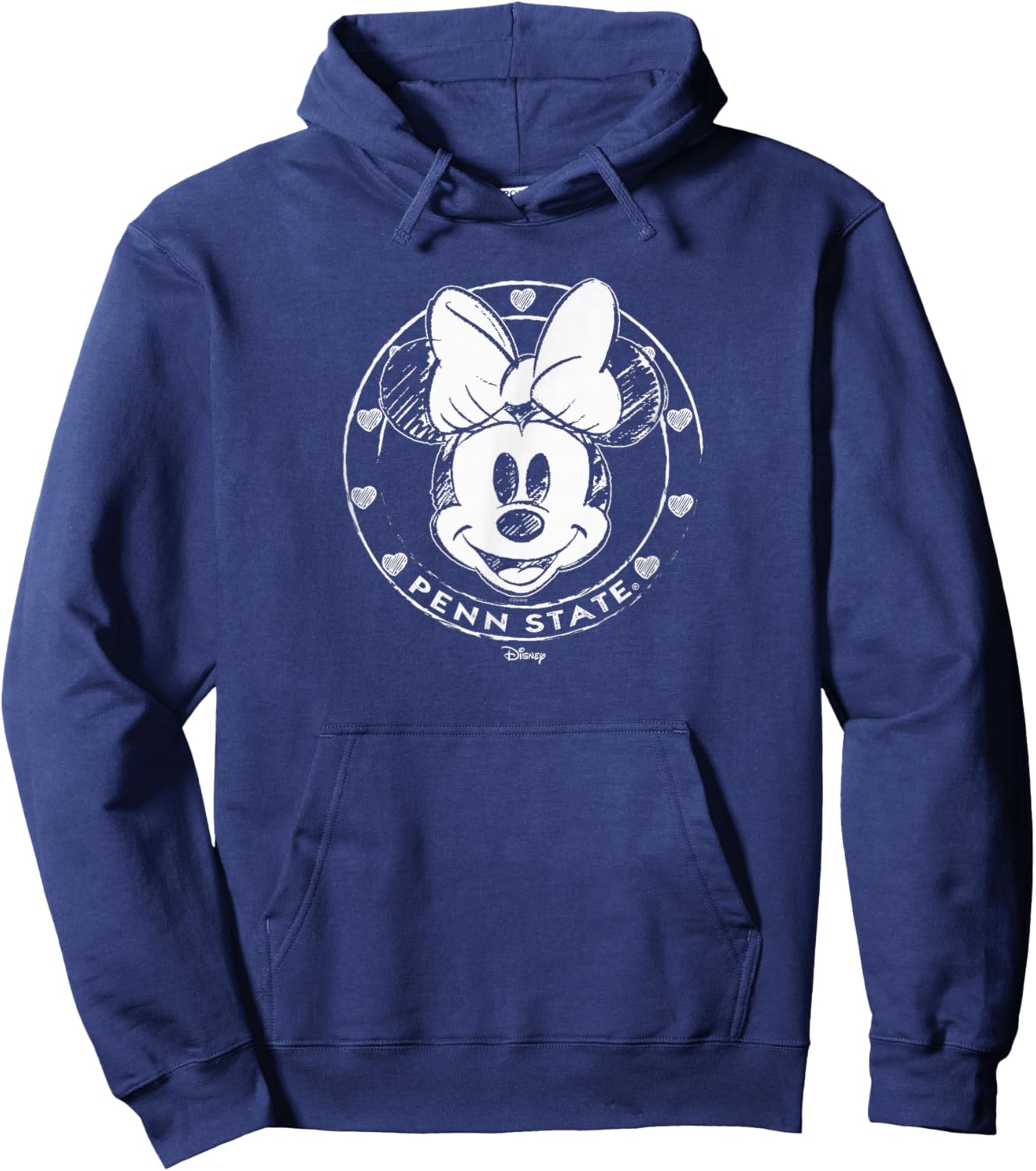 Penn State Nittany Lions Minnie Mouse Sketch Navy Hoodie - Hoodie | Navy