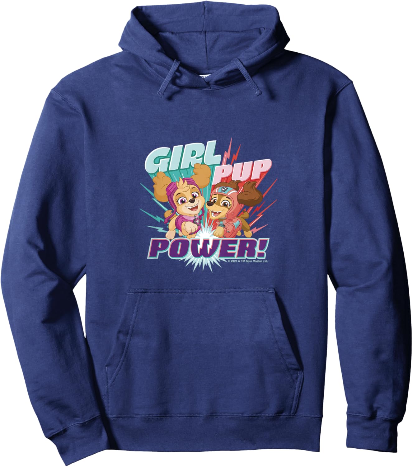 PAW Patrol Skye Liberty Electrifying Girl Pup Power Hoodie - Hoodie | Navy