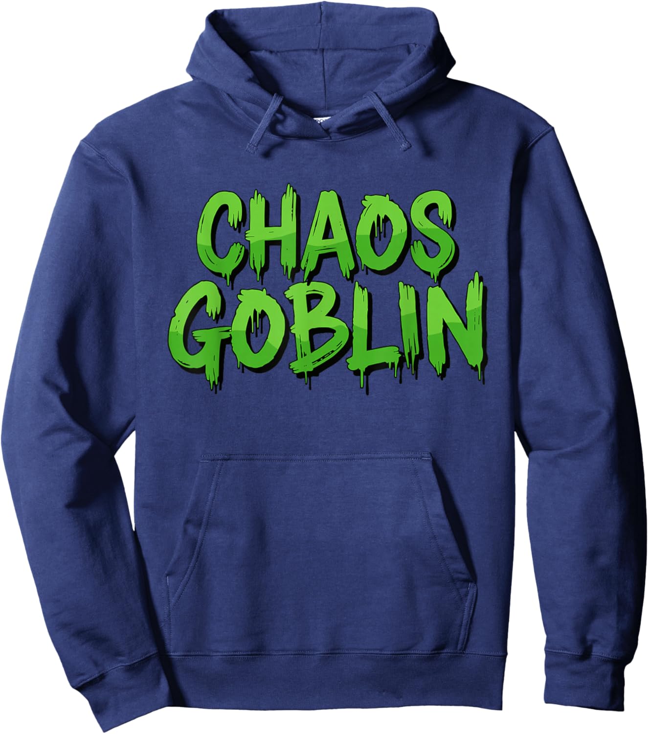 Chaos Goblin Funny Mythical Gamers Who Enjoy Chaotic Gaming Hoodie - Hoodie | Navy