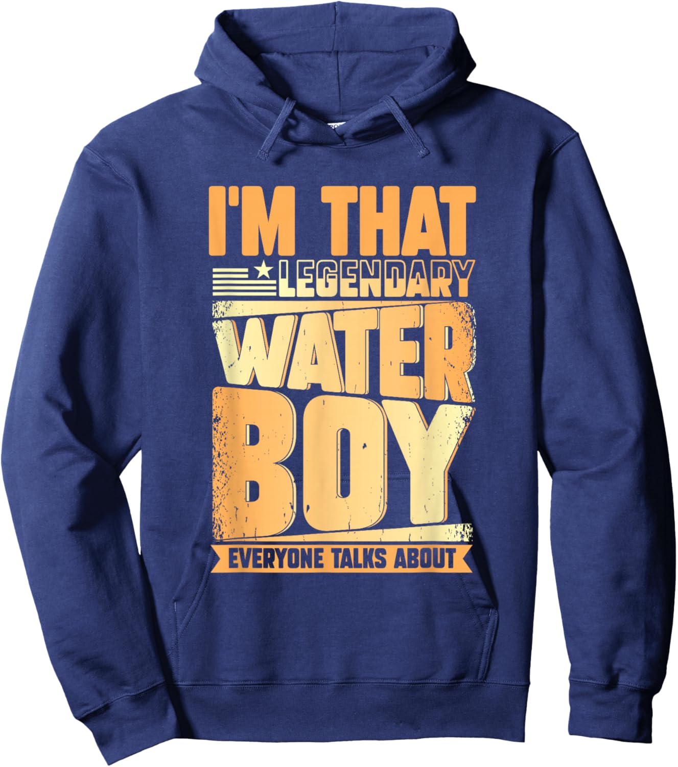 Funny Waterboy Football Team Manager Hydration Specialist Hoodie - Hoodie | Navy
