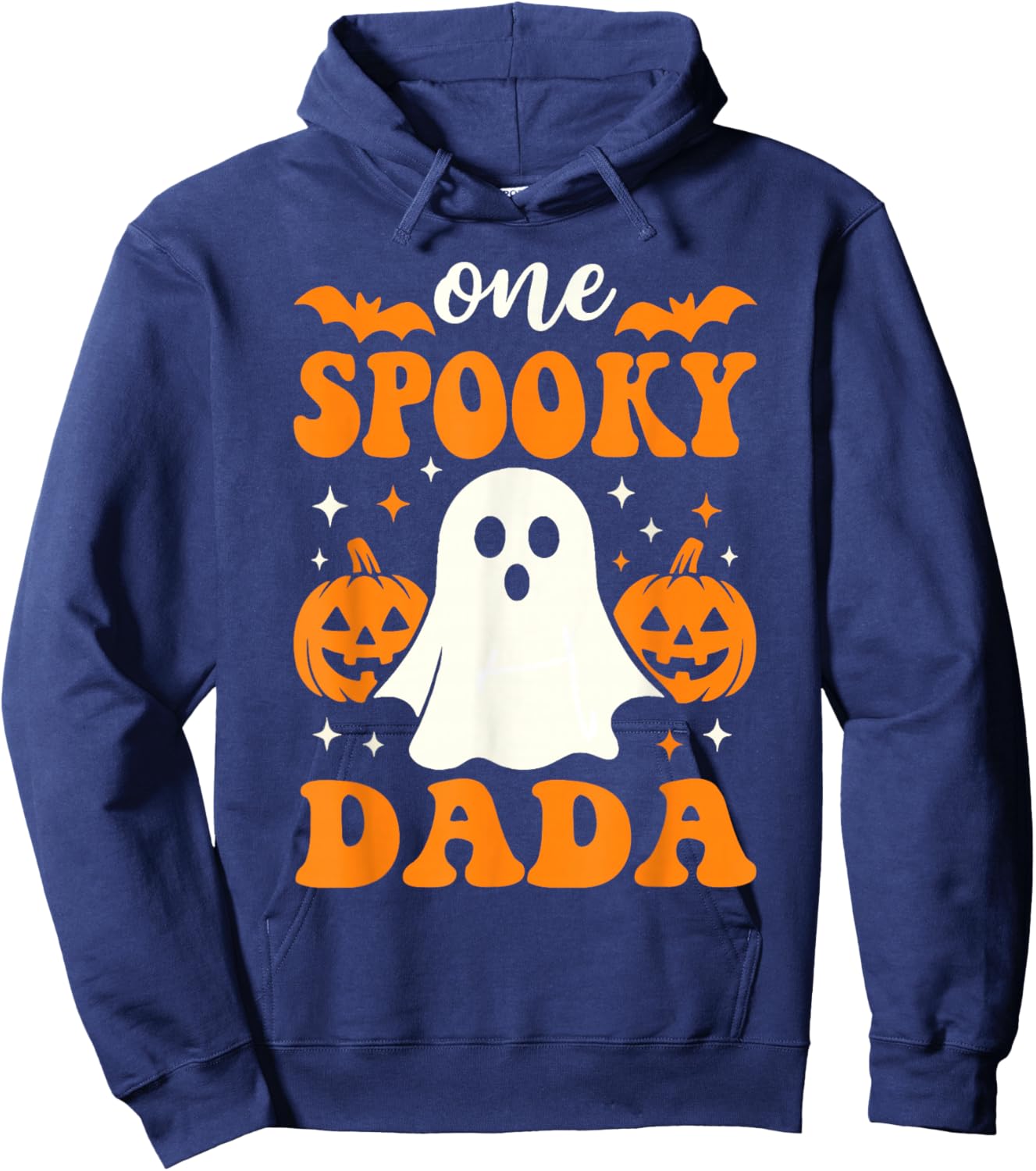 One Spooky Dada Matching Family Halloween Costumes Hoodie - Hoodie | Navy
