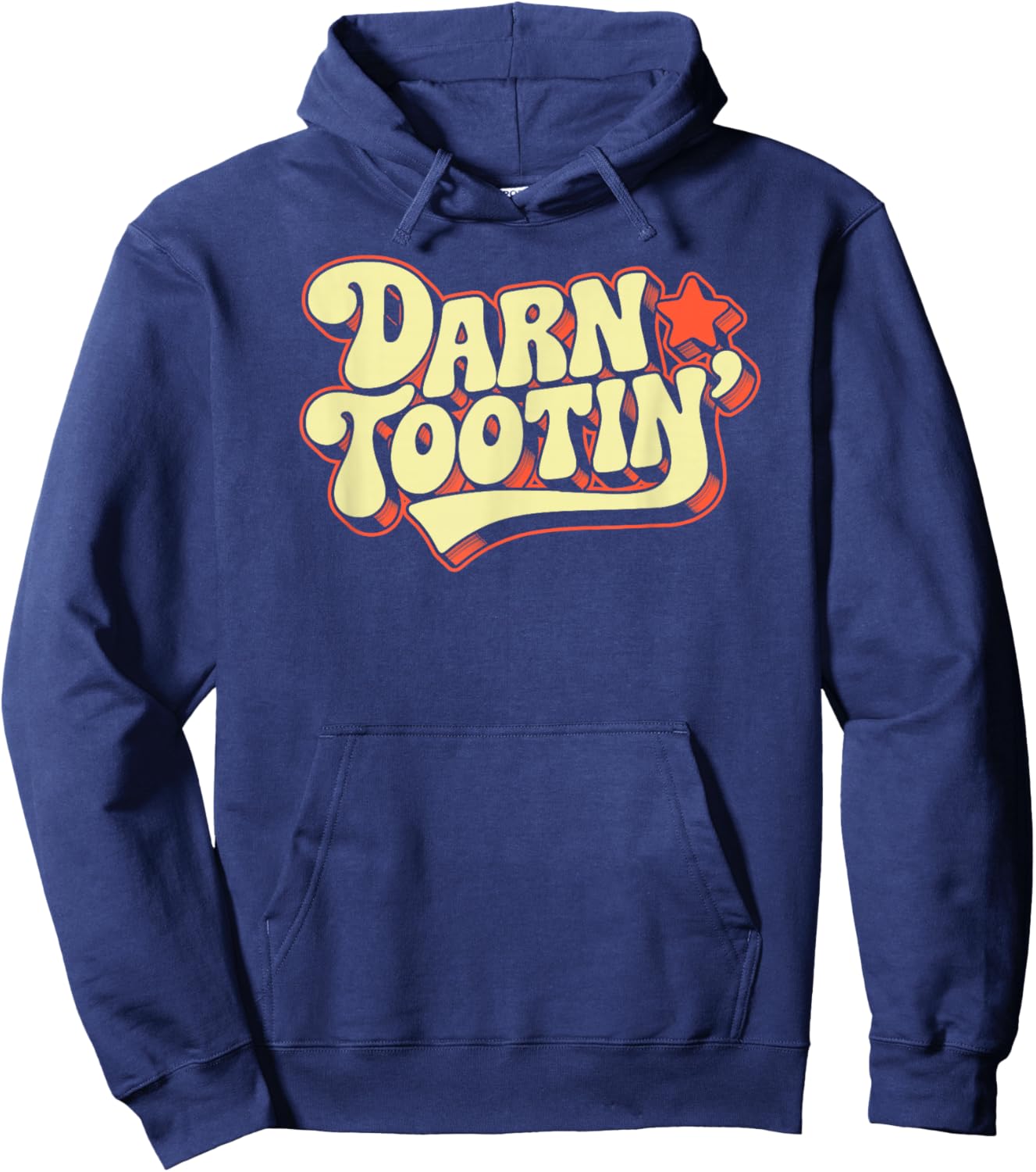 Darn Tootin' Vintage Retro Funny Hoodie - Hoodie | Navy