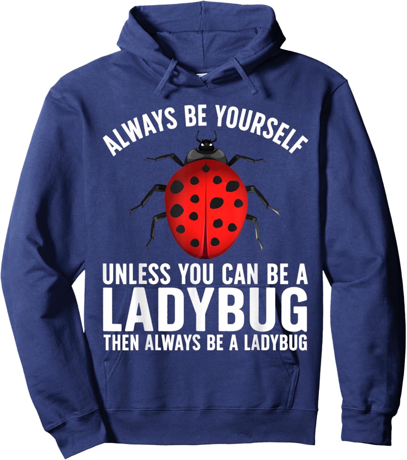 Funny Ladybug Design Women Boys Girls Lady Bug Lover Hoodie - Hoodie | Navy