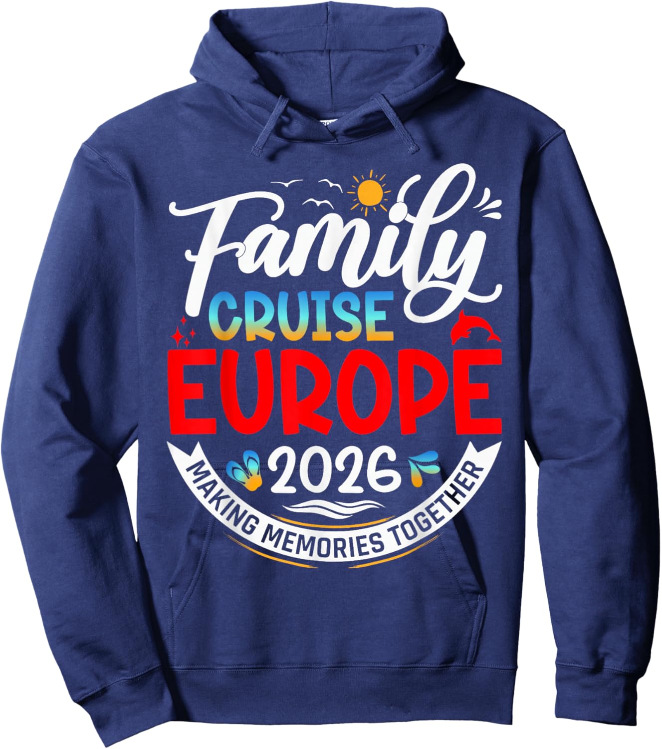 Vacation 2026 Hoodie - Hoodie | Navy