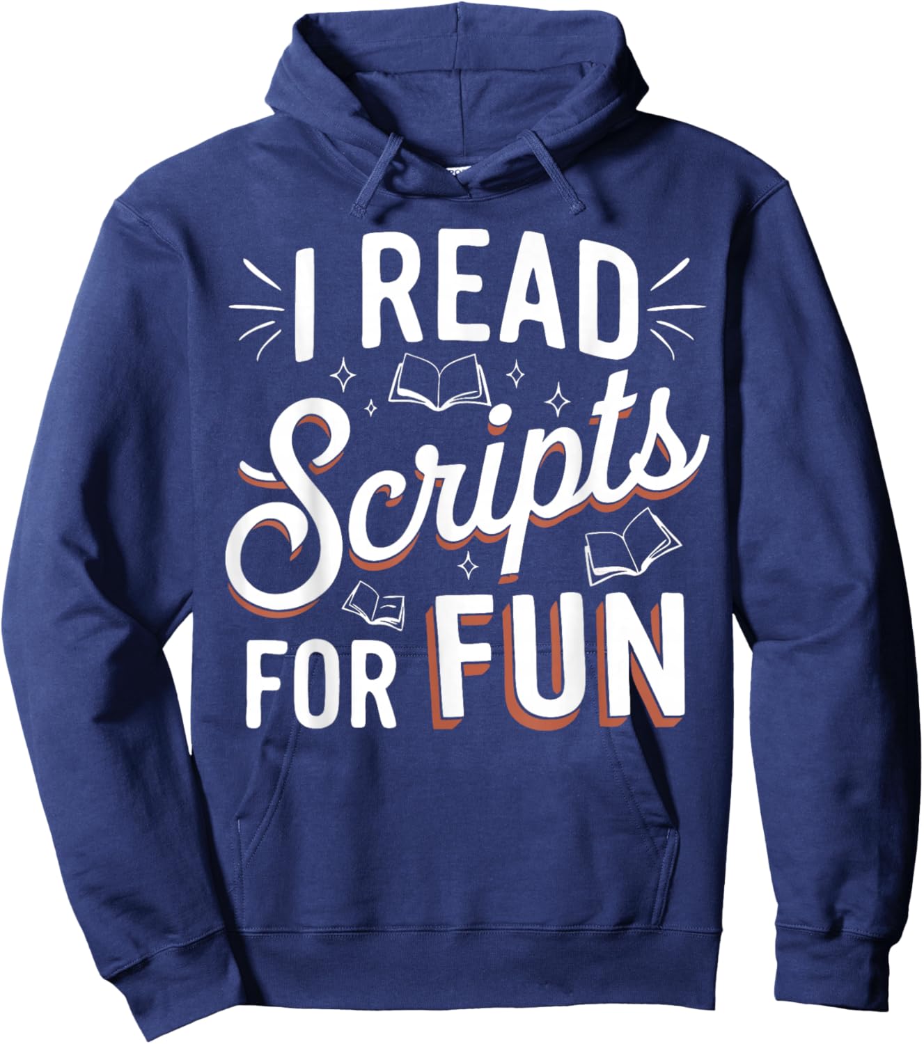 Theater Drama Teacher Scripts Funny Theatre Hoodie - Hoodie | Navy