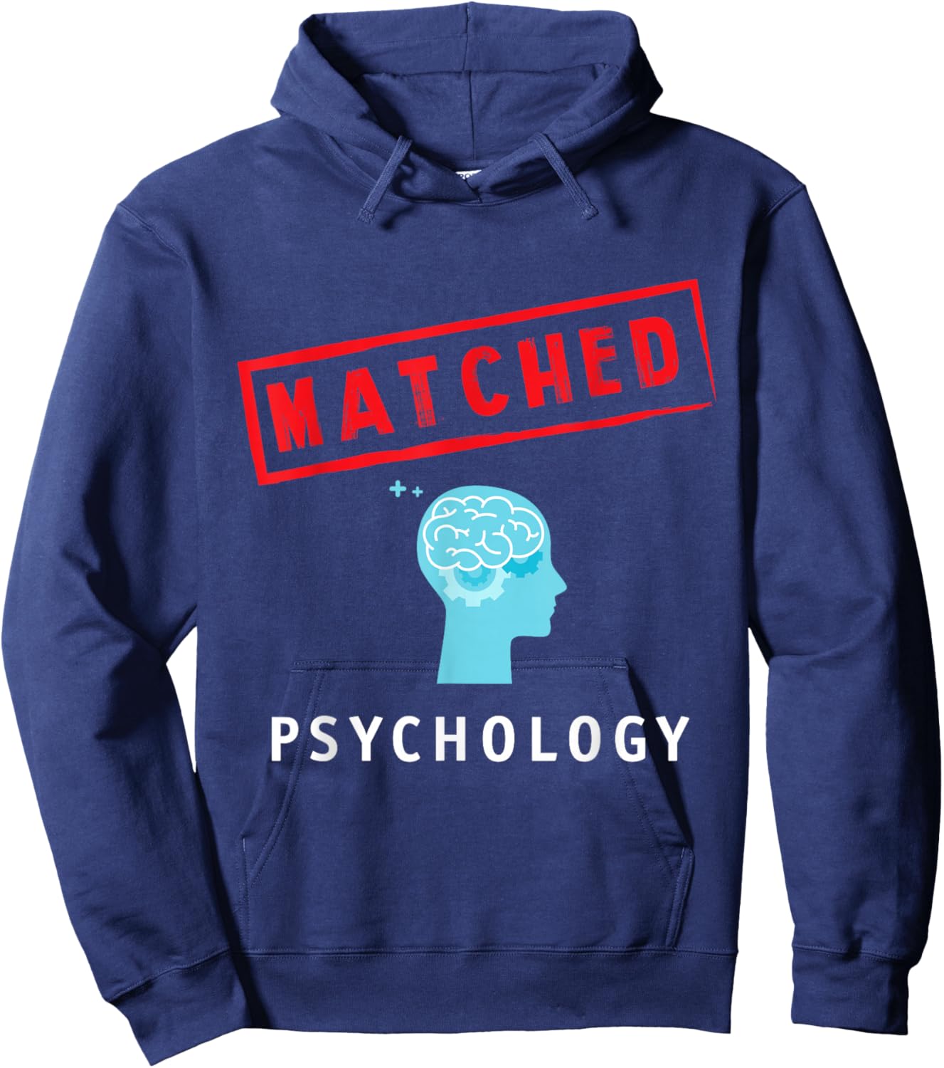 Match Day 2026 Med School Residency Matched Psychology Hoodie - Hoodie | Navy