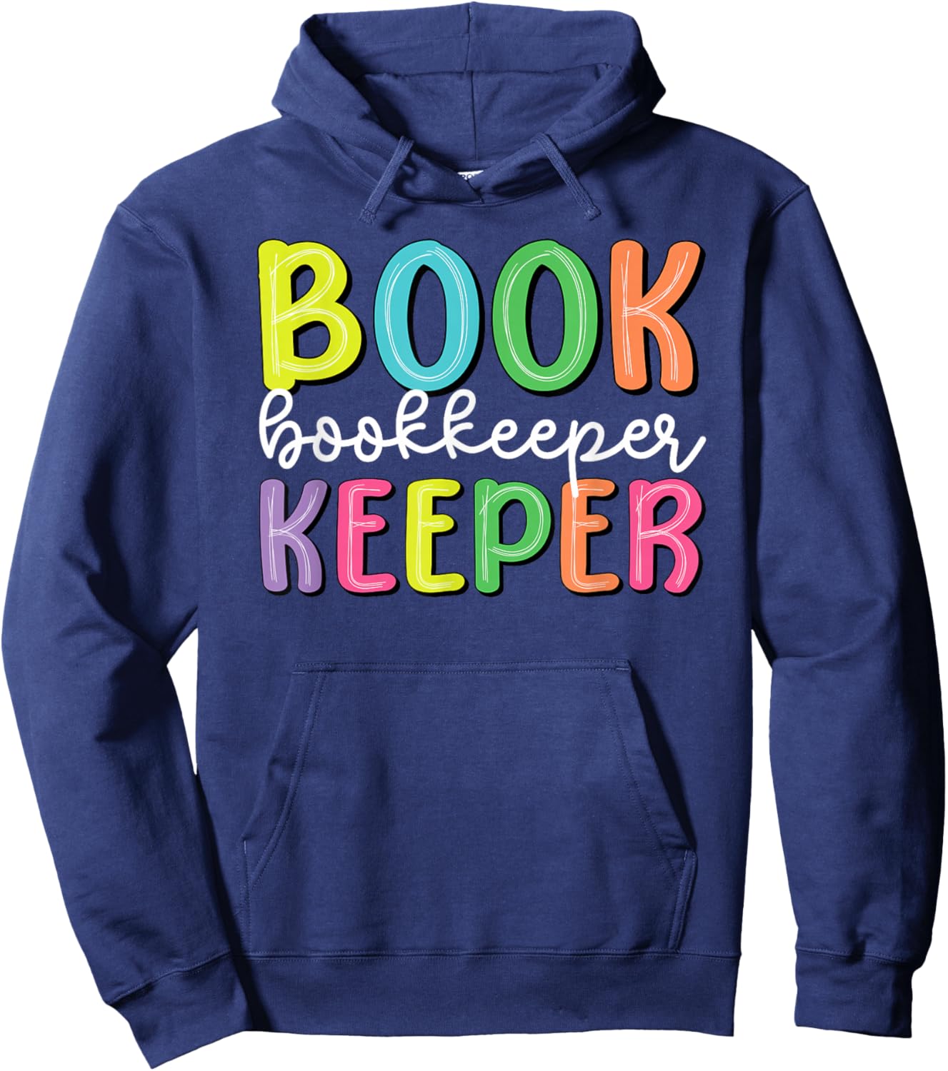 School Bookkeeper School Bookkeeping Hoodie - Hoodie | Navy