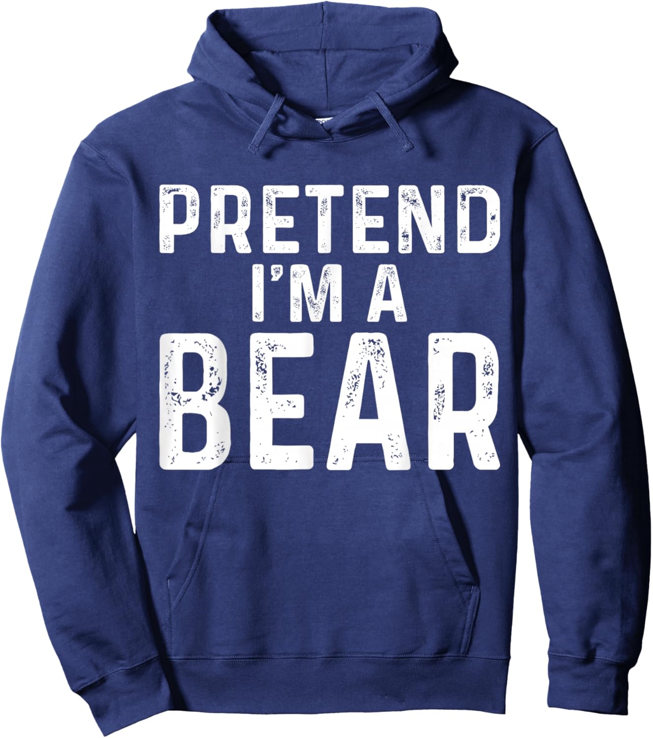 Pretend I'm A Bear Halloween Costume Hoodie - Hoodie | Navy