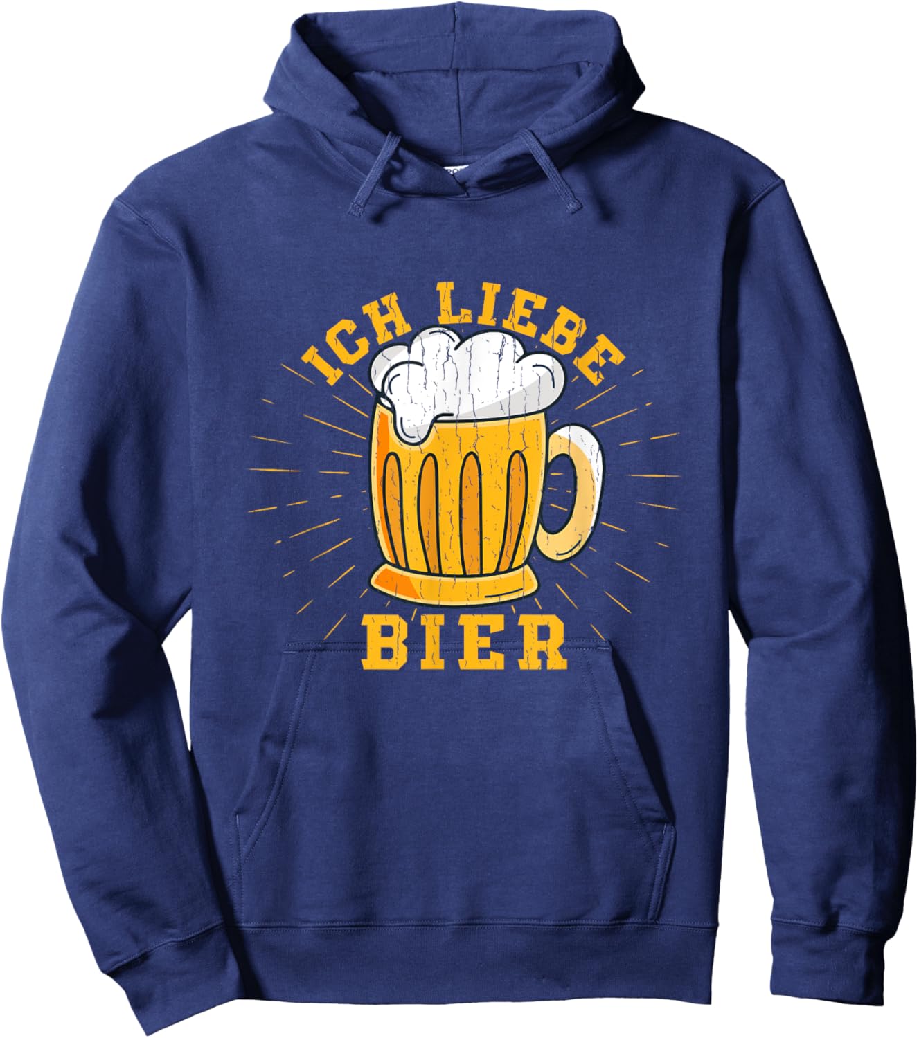 Oktoberfest Ich Liebe Bier Funny German Costume Men Women Hoodie - Hoodie | Navy
