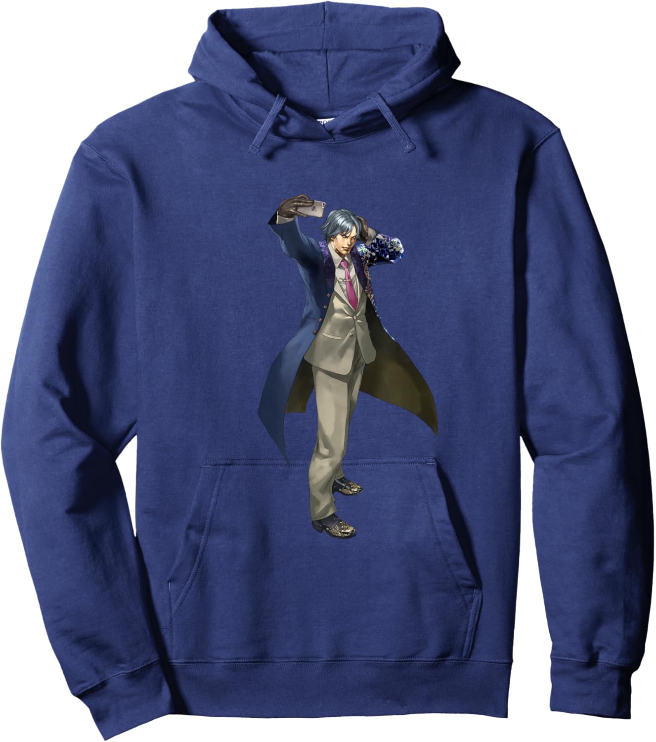 Bandai Namco Entertainment Inc. TEKKEN7 LEE CHAOLAN 003 , Small, Black Hoodie - Hoodie | Navy