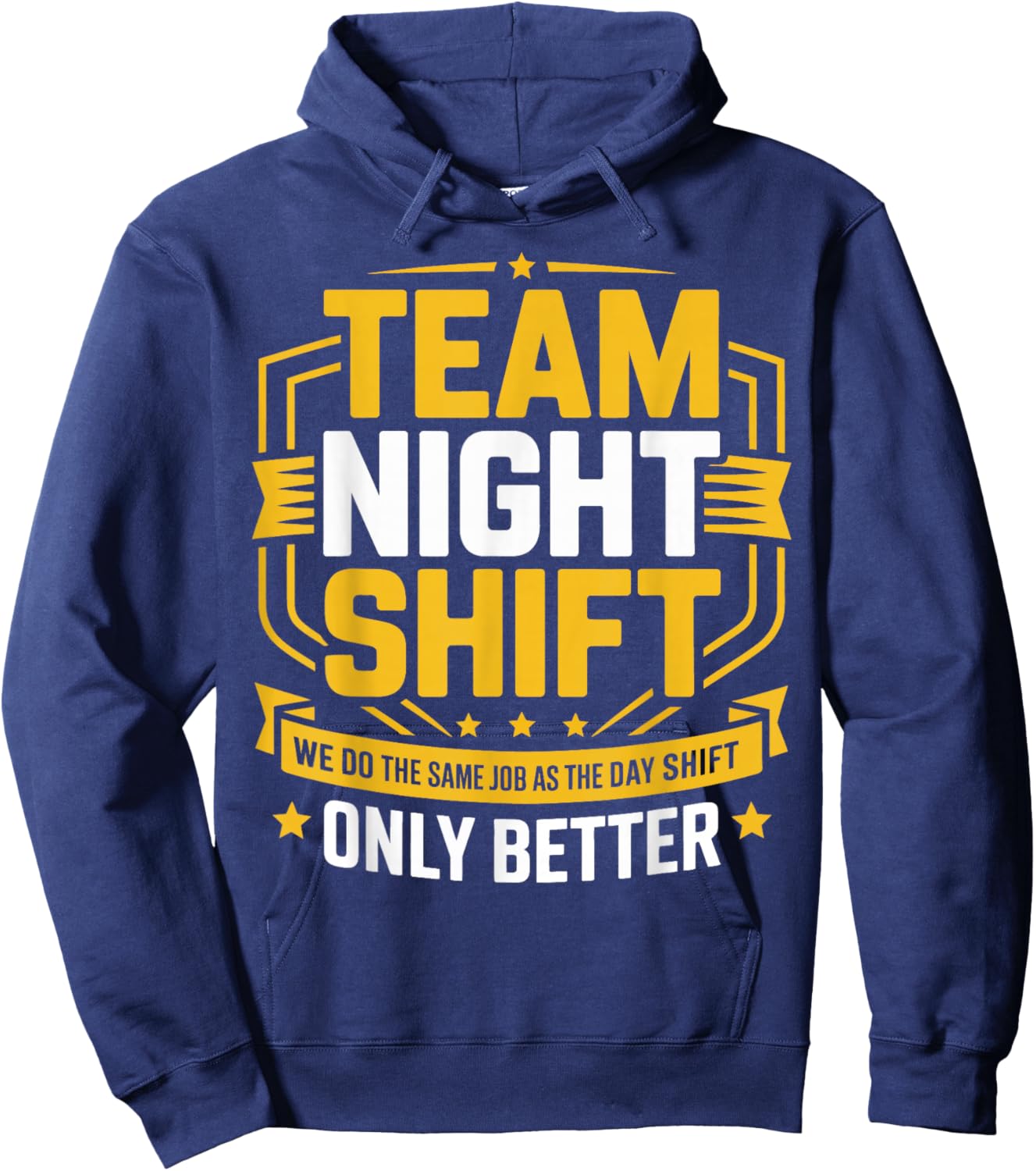 Team Night Shift Funny Overnight Worker Gifts Women Hoodie - Hoodie | Navy