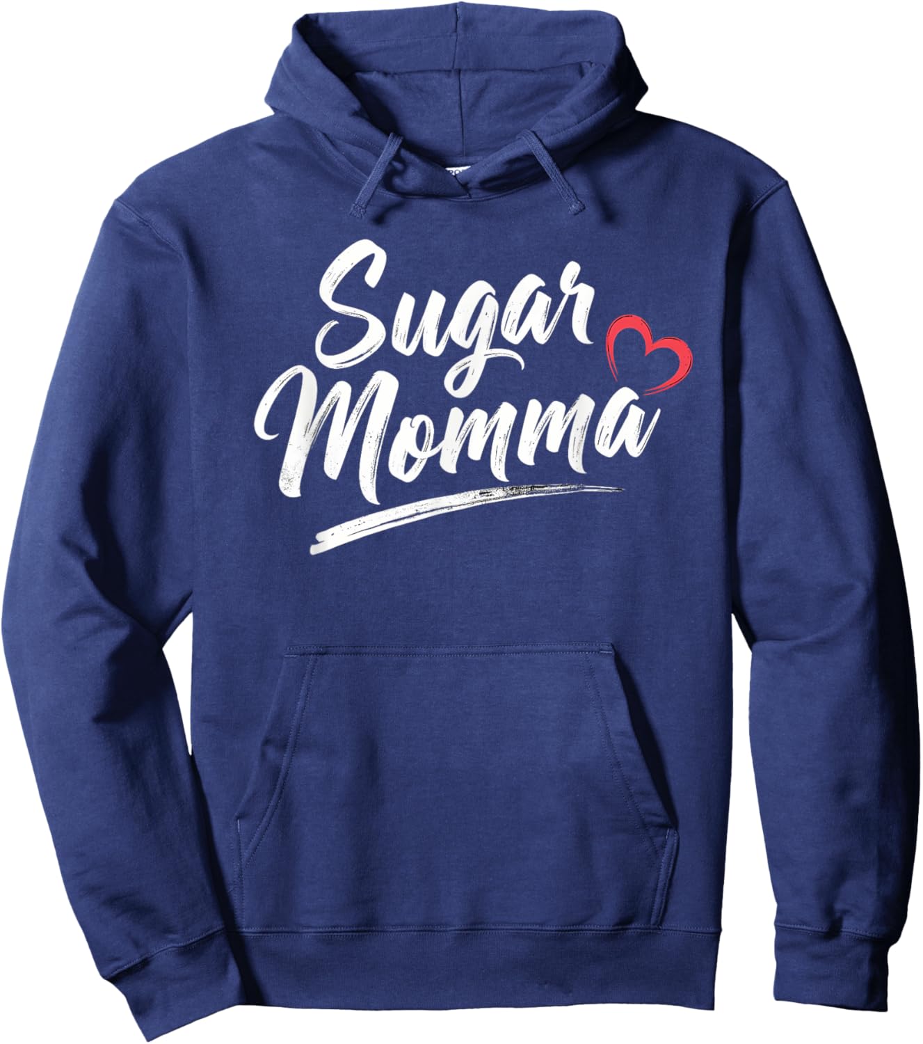 Sugar Momma Cute Heart Love Funny Playful Design Hoodie - Hoodie | Navy