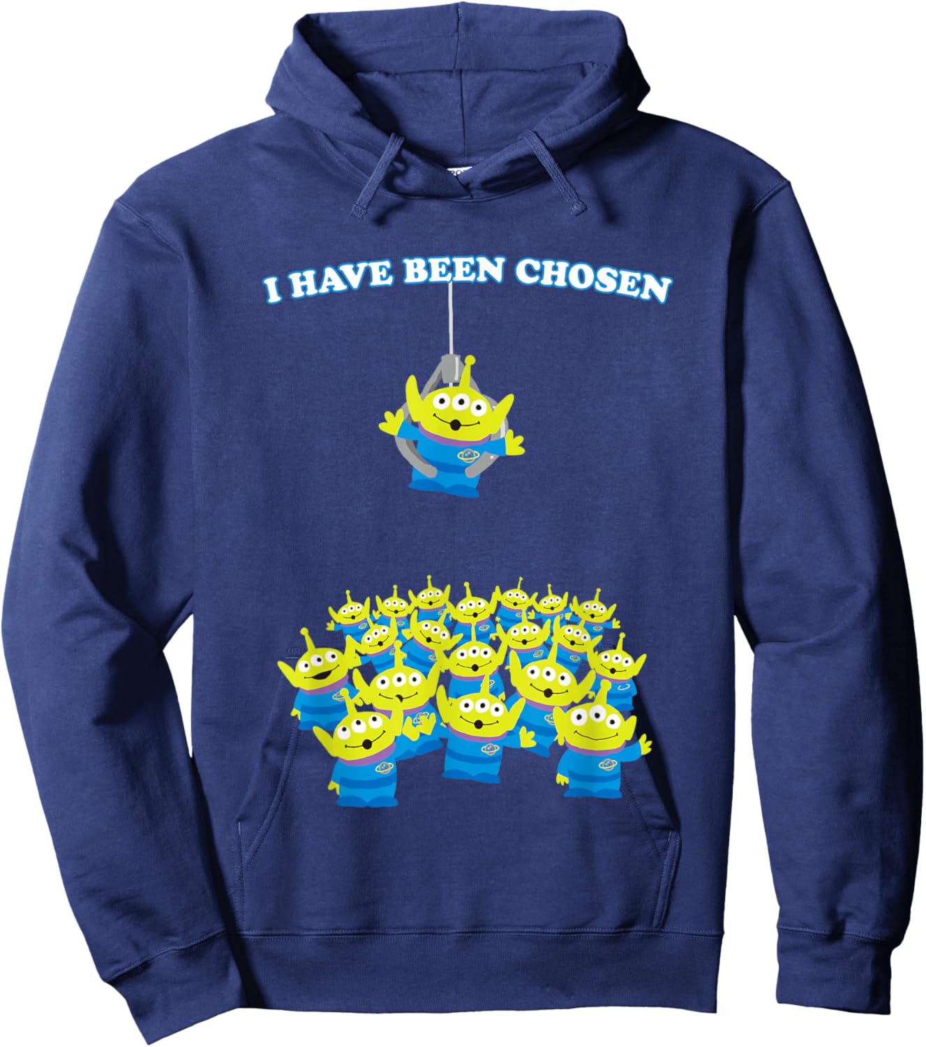 Disney Pixar Toy Story I Have Been Chosen Cute Aliens Logo Hoodie - Hoodie | Navy