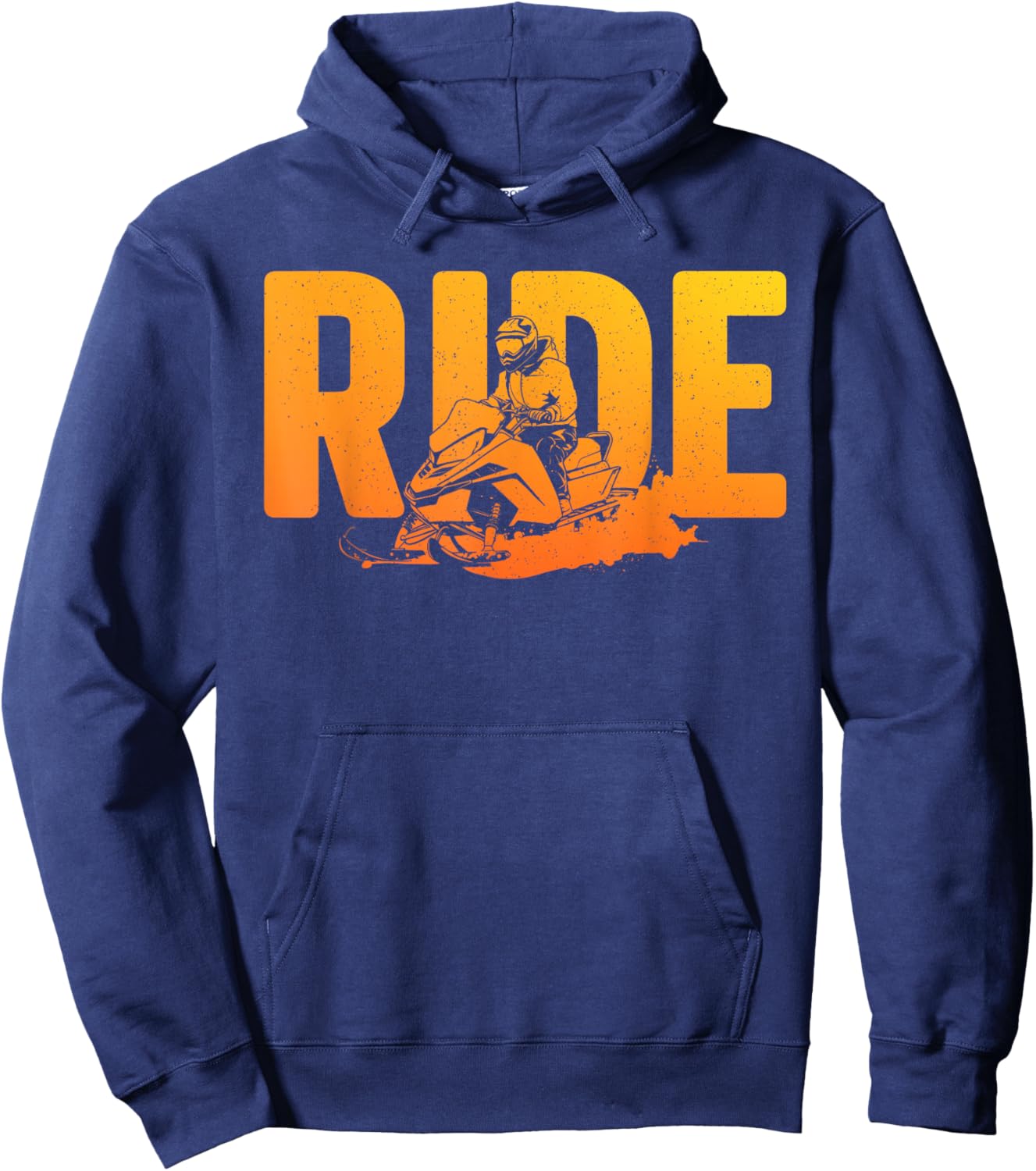 Funny Snowmobile Design Women Snowmobile Lovers Hoodie - Hoodie | Navy