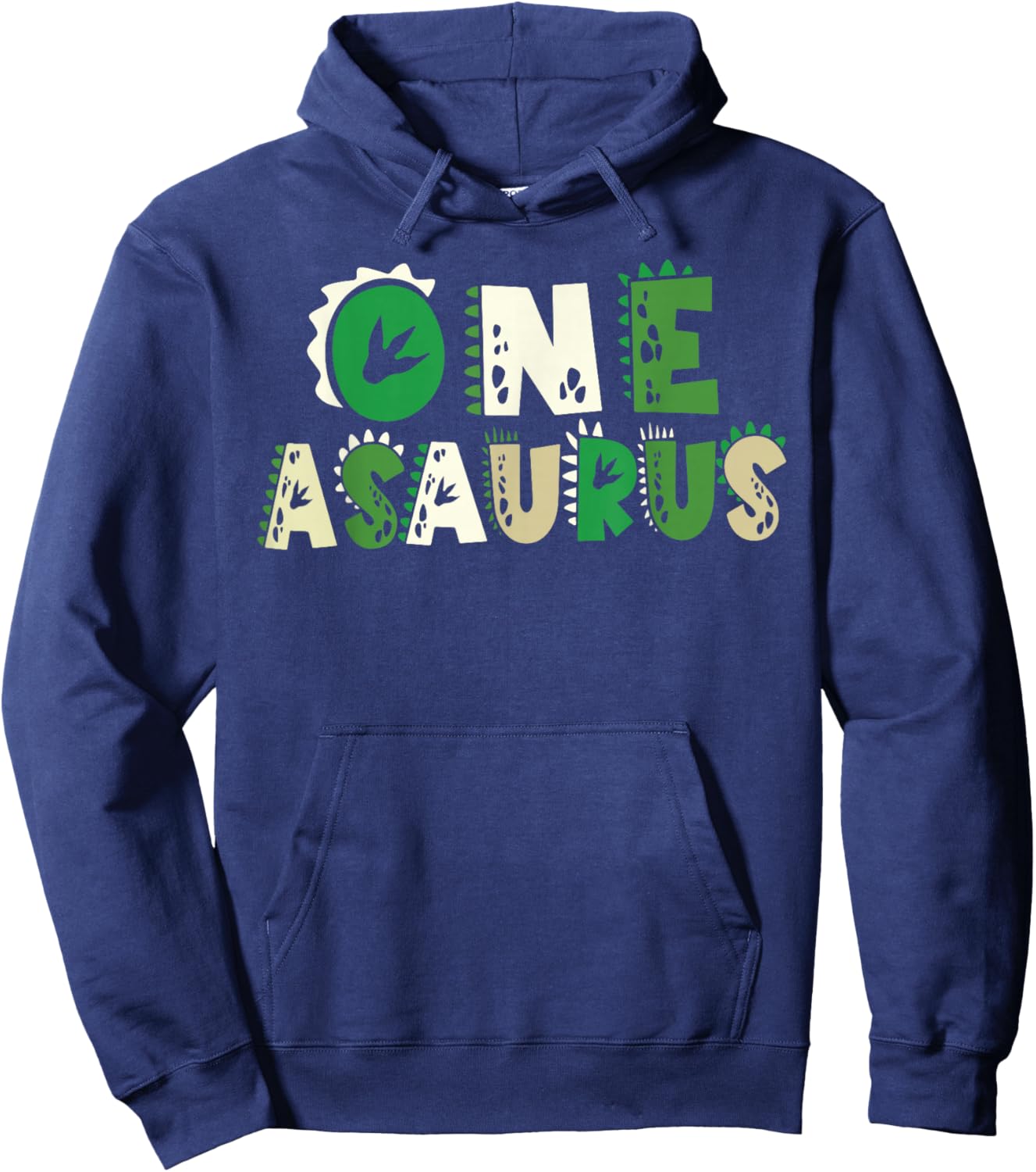1st Birthday Dinosaur Oneasaurus Cute First Birthday Kids Hoodie - Hoodie | Navy