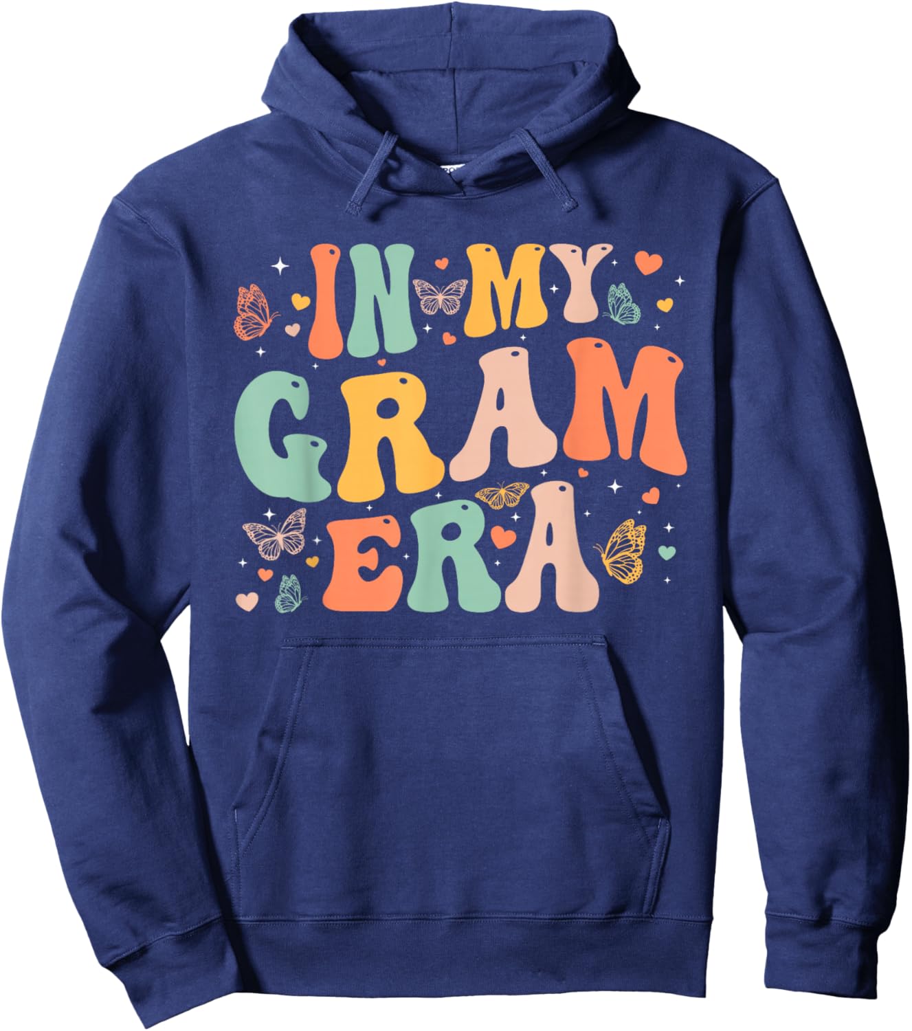 Retro Groovy In My Gram Era Mother's Day Gifts Women Hoodie - Hoodie | Navy