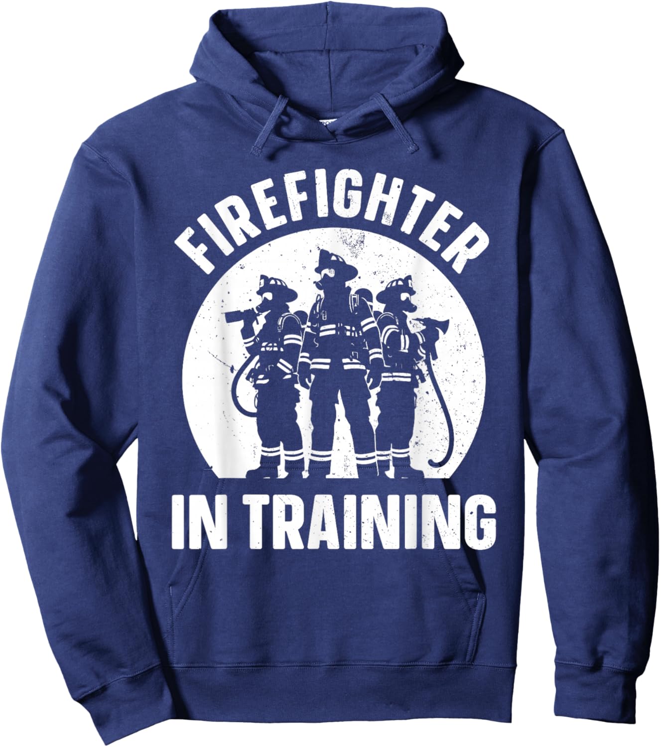 Unique Future Firefighter Art For Boys Men Kids Fire Fighter Hoodie - Hoodie | Navy