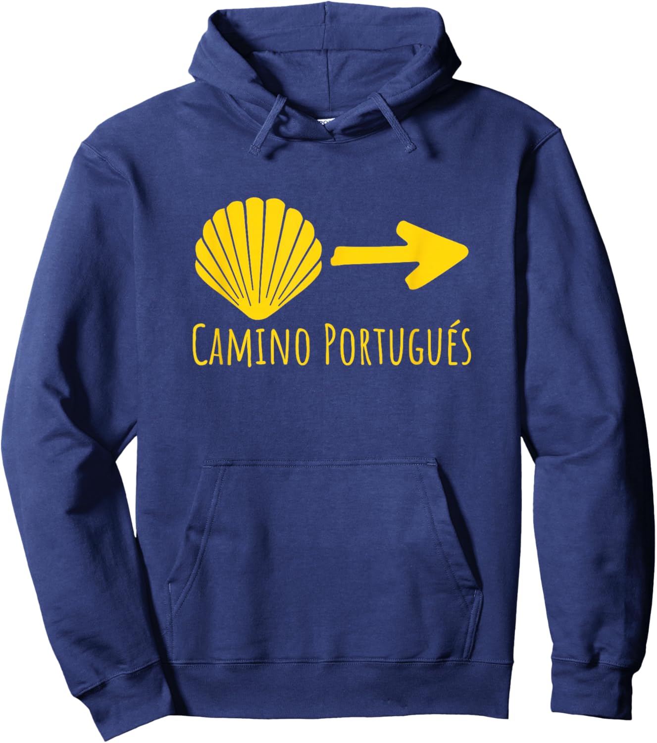 Buen Camino Portugues Portugal Way Tops, , Gear & Items Hoodie - Hoodie | Navy