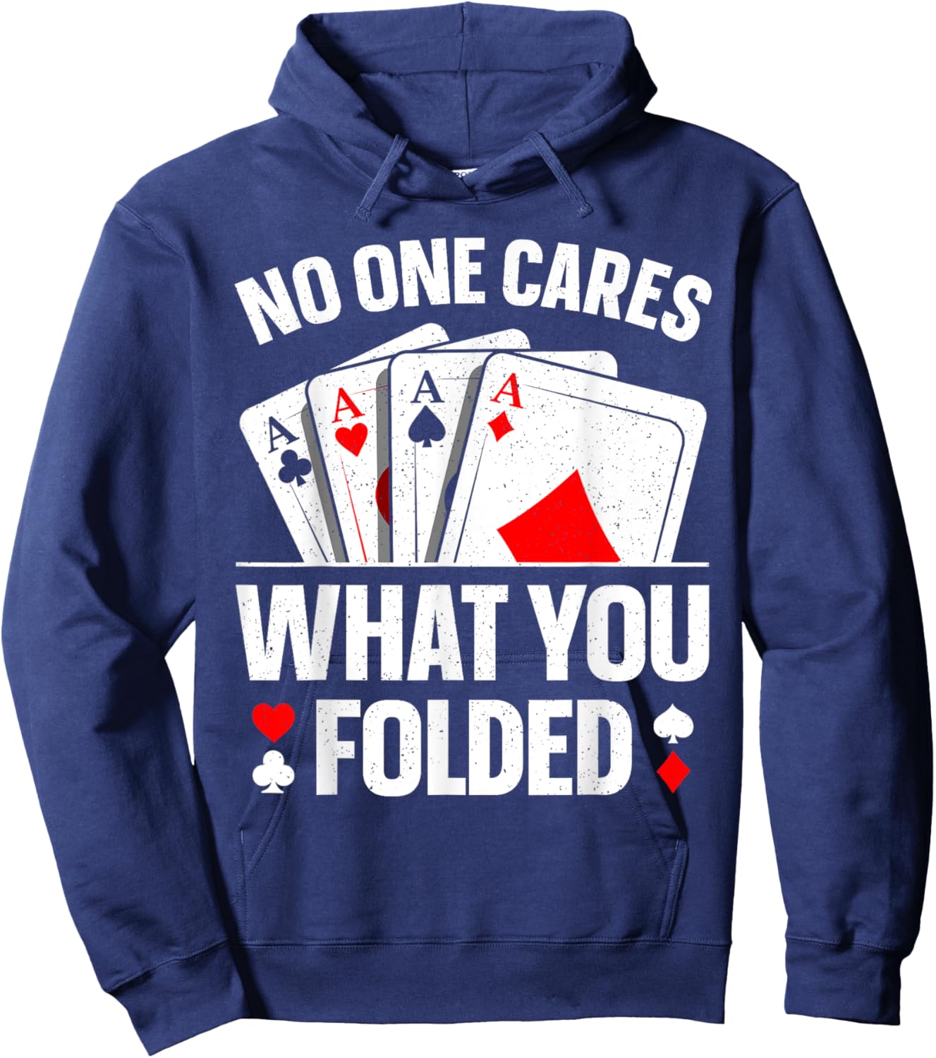 Funny Poker Art Women Play Poker Lover Poker Player Hoodie - Hoodie | Navy