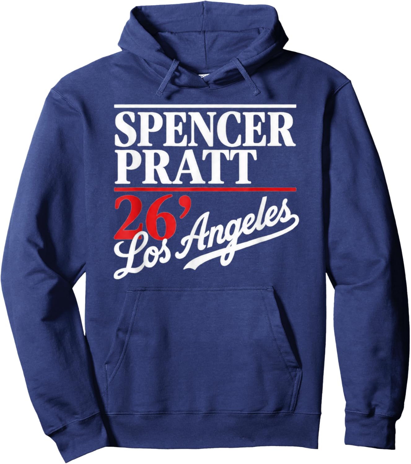 Spencer Pratt for LA Mayor California Vibes Design Hoodie - Hoodie | Navy