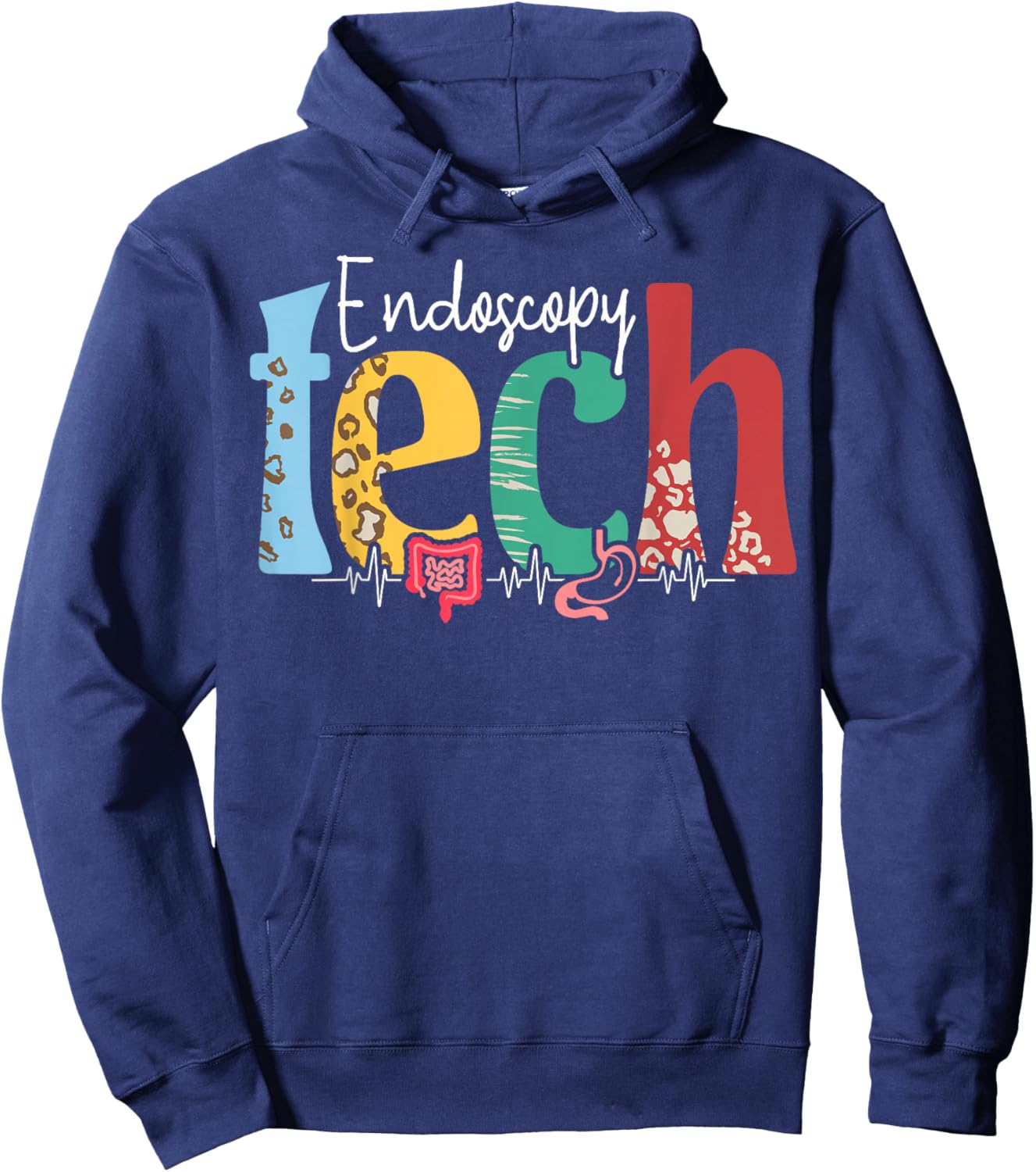 Endoscopy Tech Job Endoscopy Technician Hoodie - Hoodie | Navy
