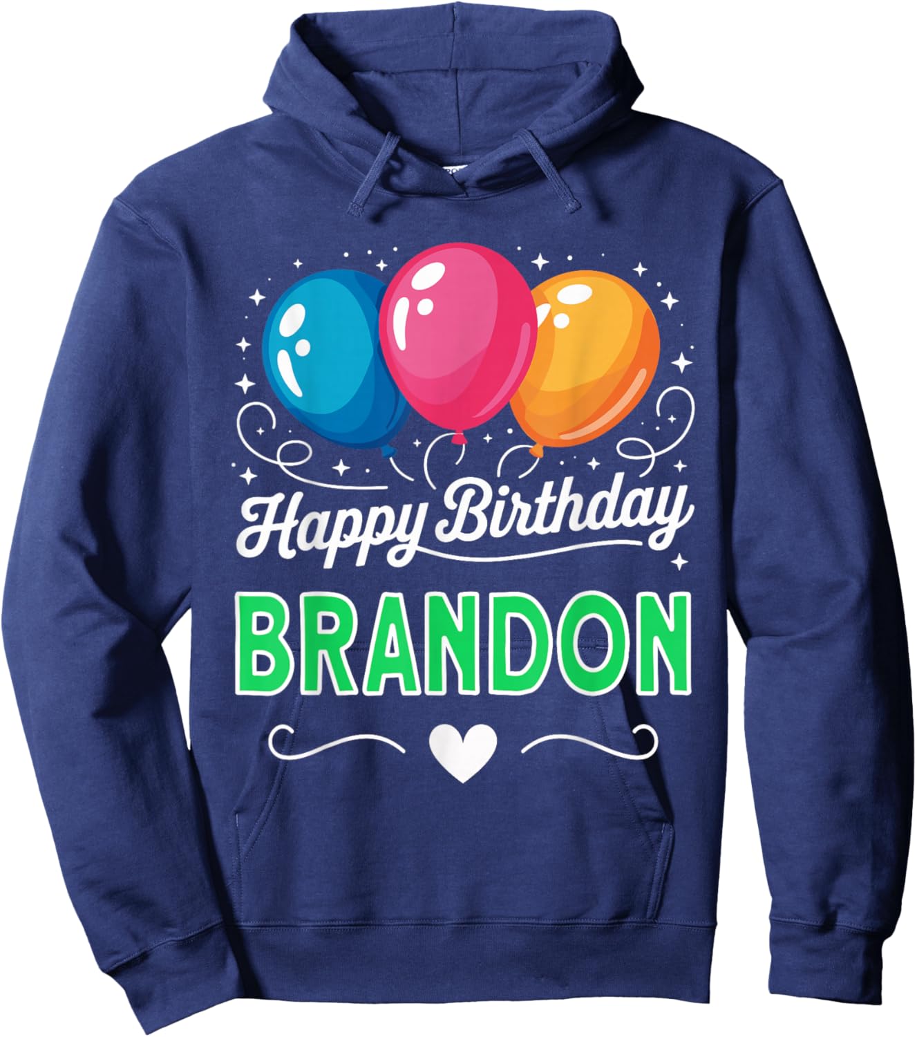 Happy Birthday Brandon Hoodie - Hoodie | Navy