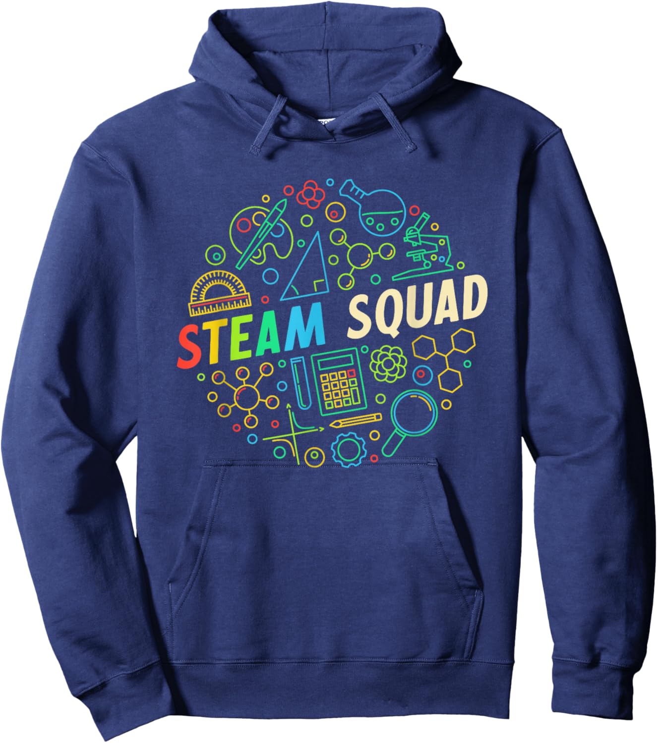 STEAM Squad - Science, Tech, Engineering, Art and Math Hoodie - Hoodie | Navy