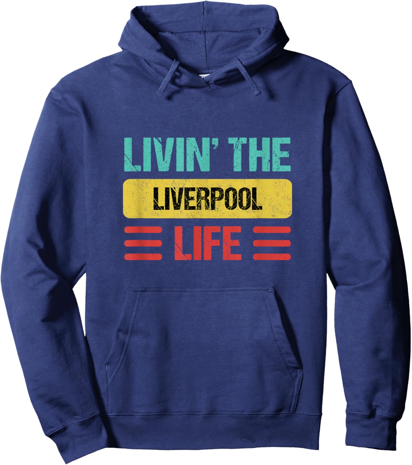 Liverpool England Hoodie - Hoodie | Navy