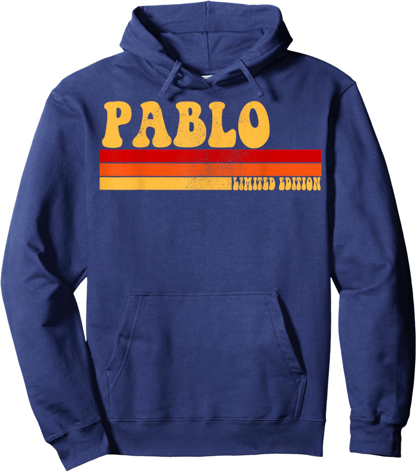 PABLO Name Personalized Idea Men Retro Vintage PABLO Hoodie - Hoodie | Navy