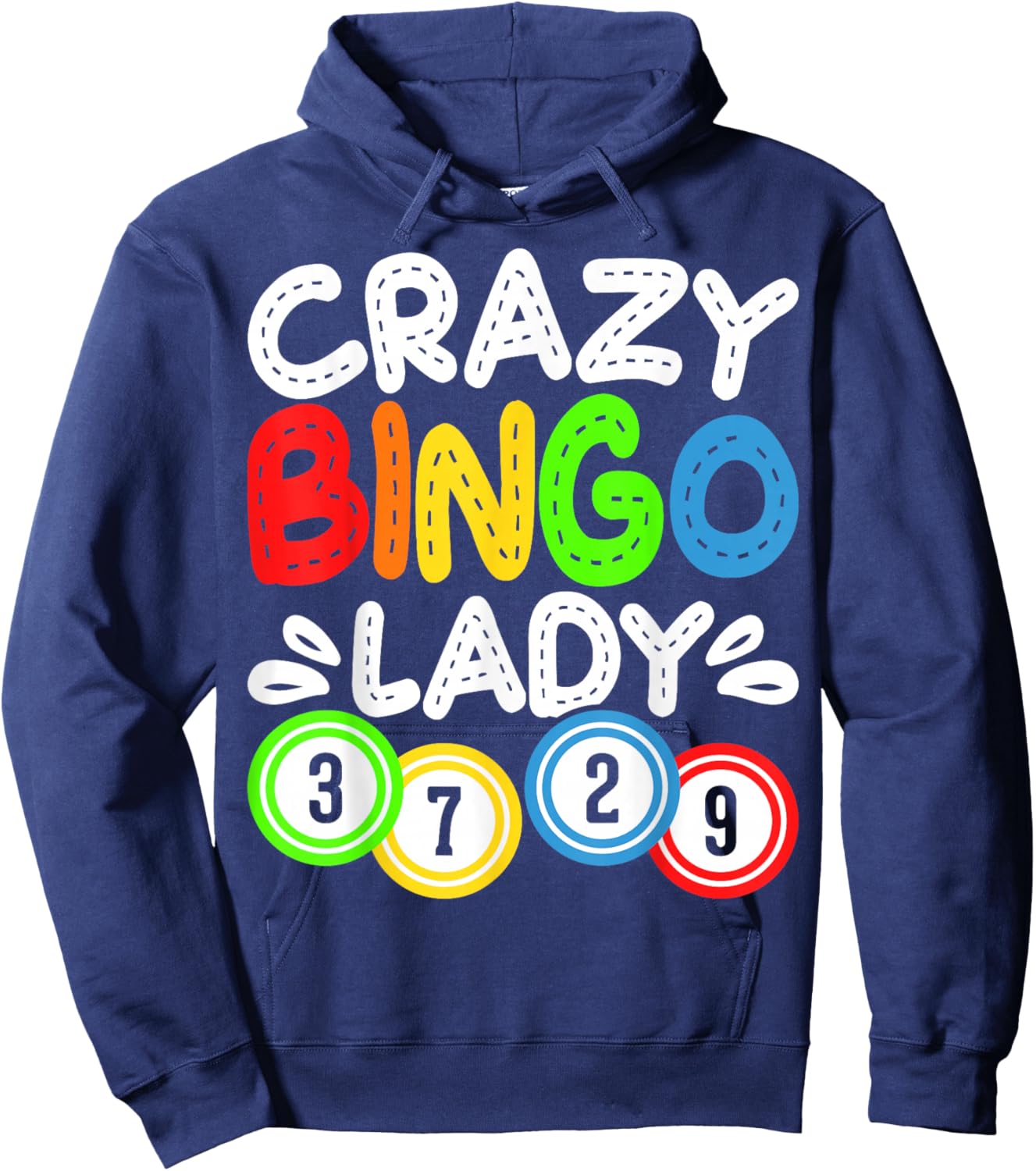 Bingo Player Design Bingo Caller Gambling Bingo Lover Hoodie - Hoodie | Navy